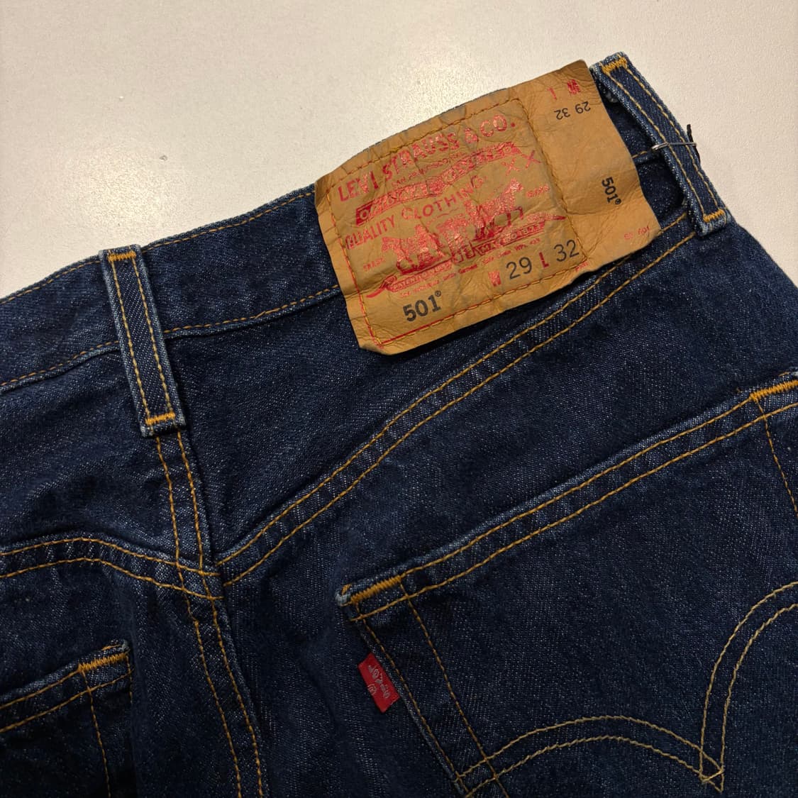 [29x32] 리바이스 501 오리지널 데님진 팬츠 청바지 D748 상품이미지4