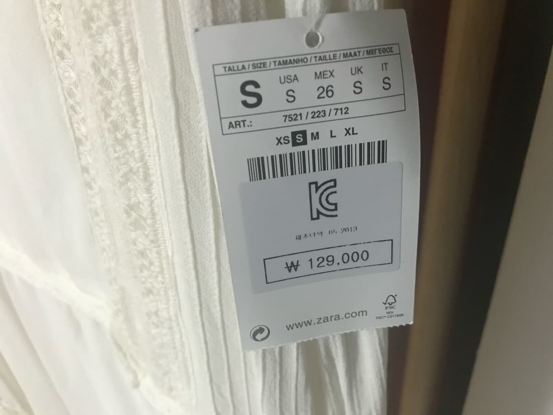 ZARA 자수 시스루 원피스 상품이미지4