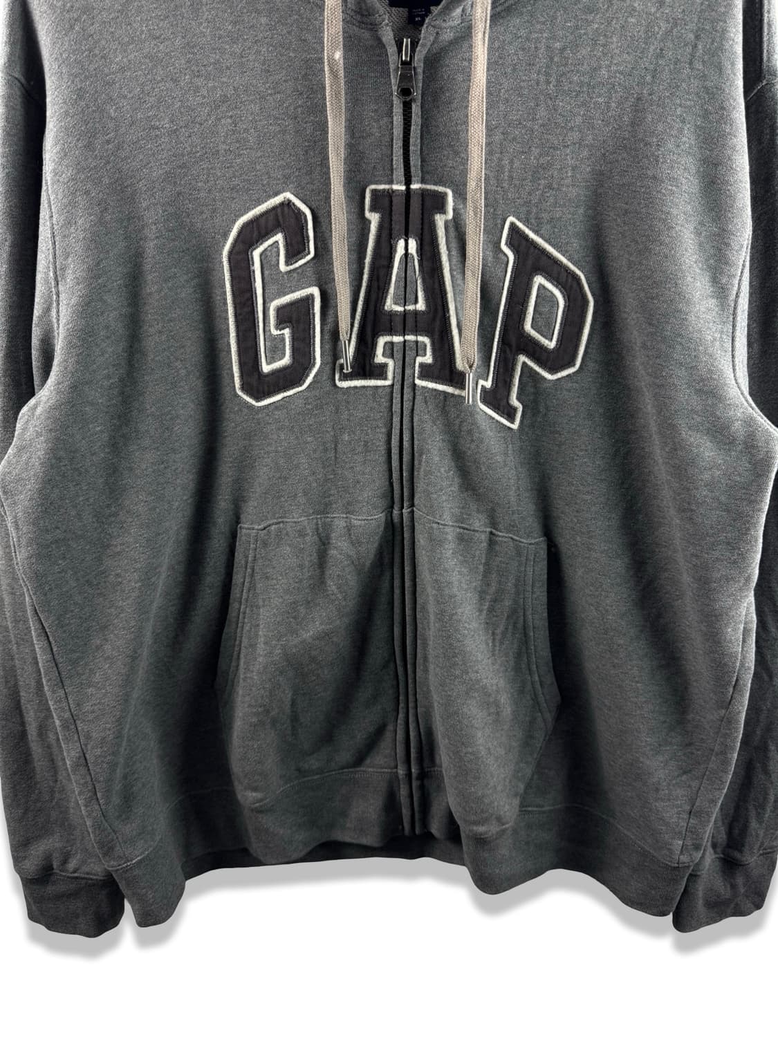 갭 그레이챠콜 아방 후드집업2687 상품이미지4
