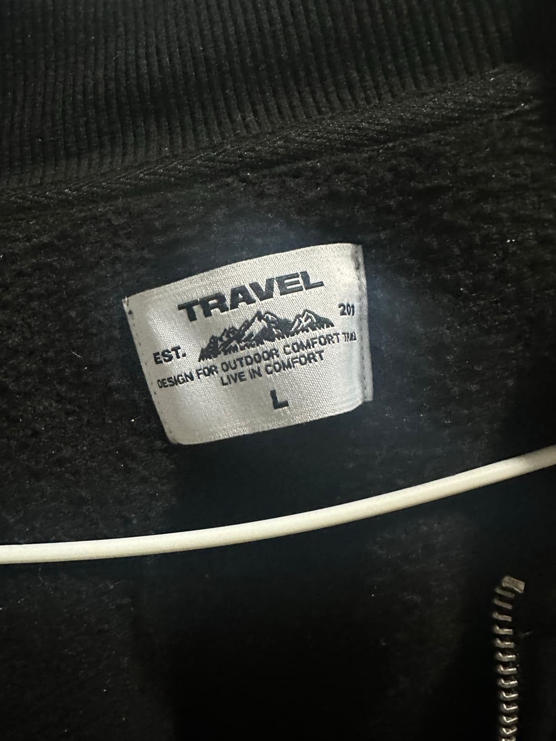 트래블 블랙 코튼 자켓 상품이미지4