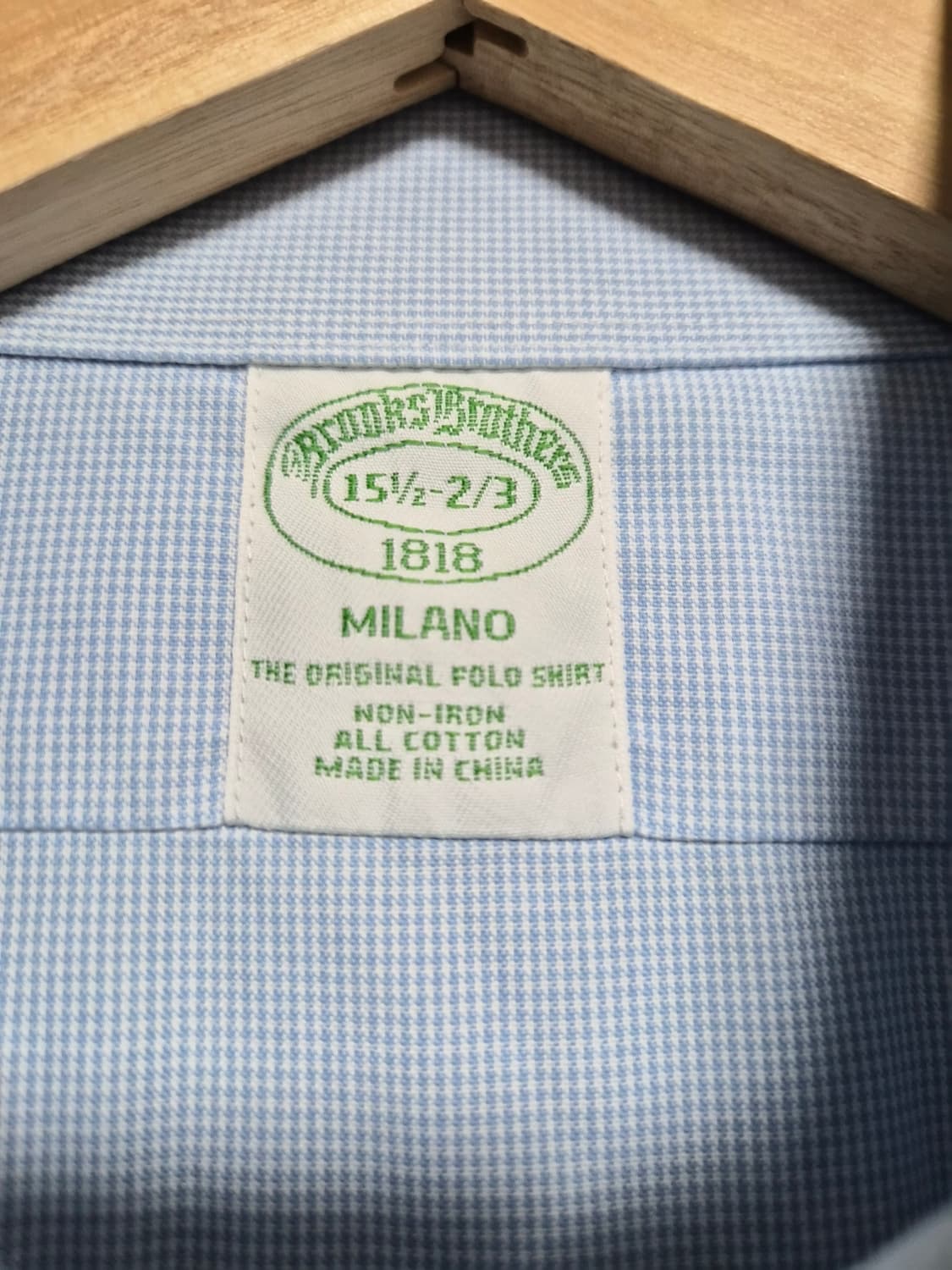 브룩스브라더스 체크 셔츠 L사이즈 - S346 상품이미지4