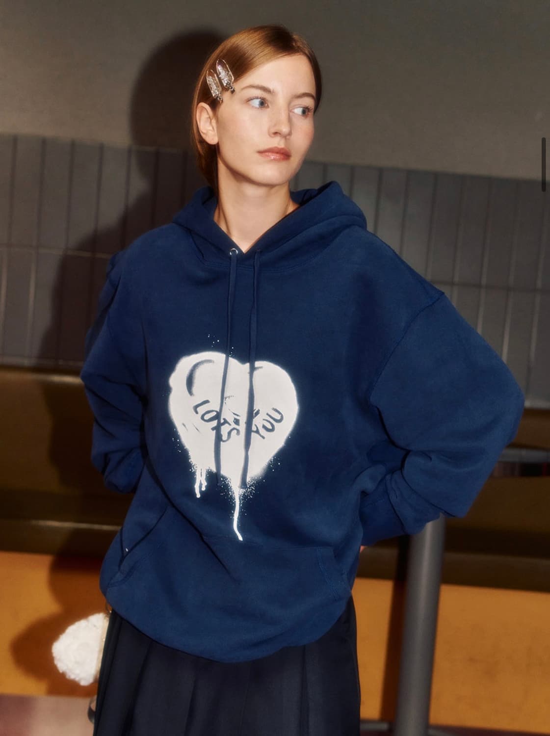 lotsyou Hoodie Navy 라츠유 후디 상품이미지1