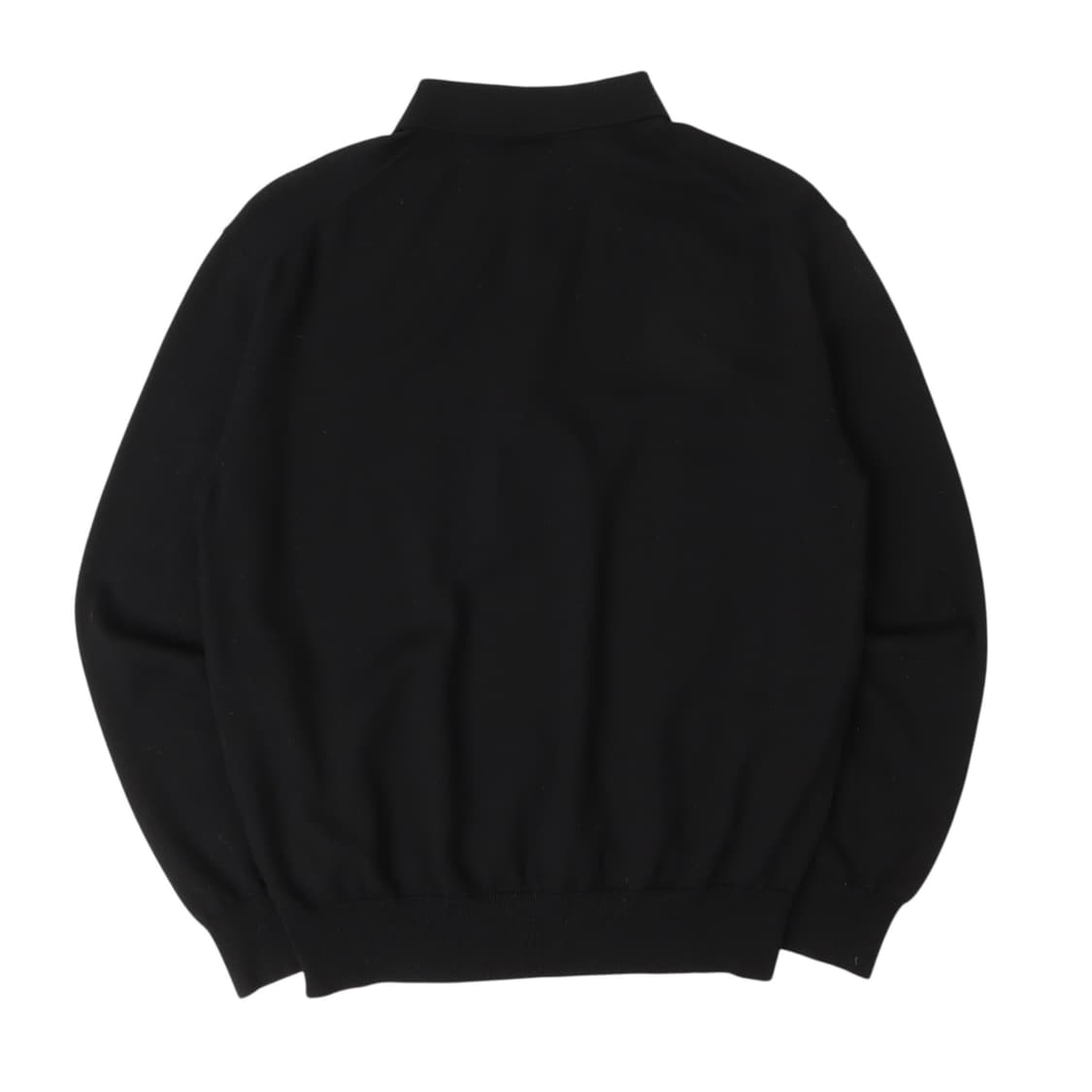 라코스테 블랙 버튼업 카라 울 니트 상품이미지5