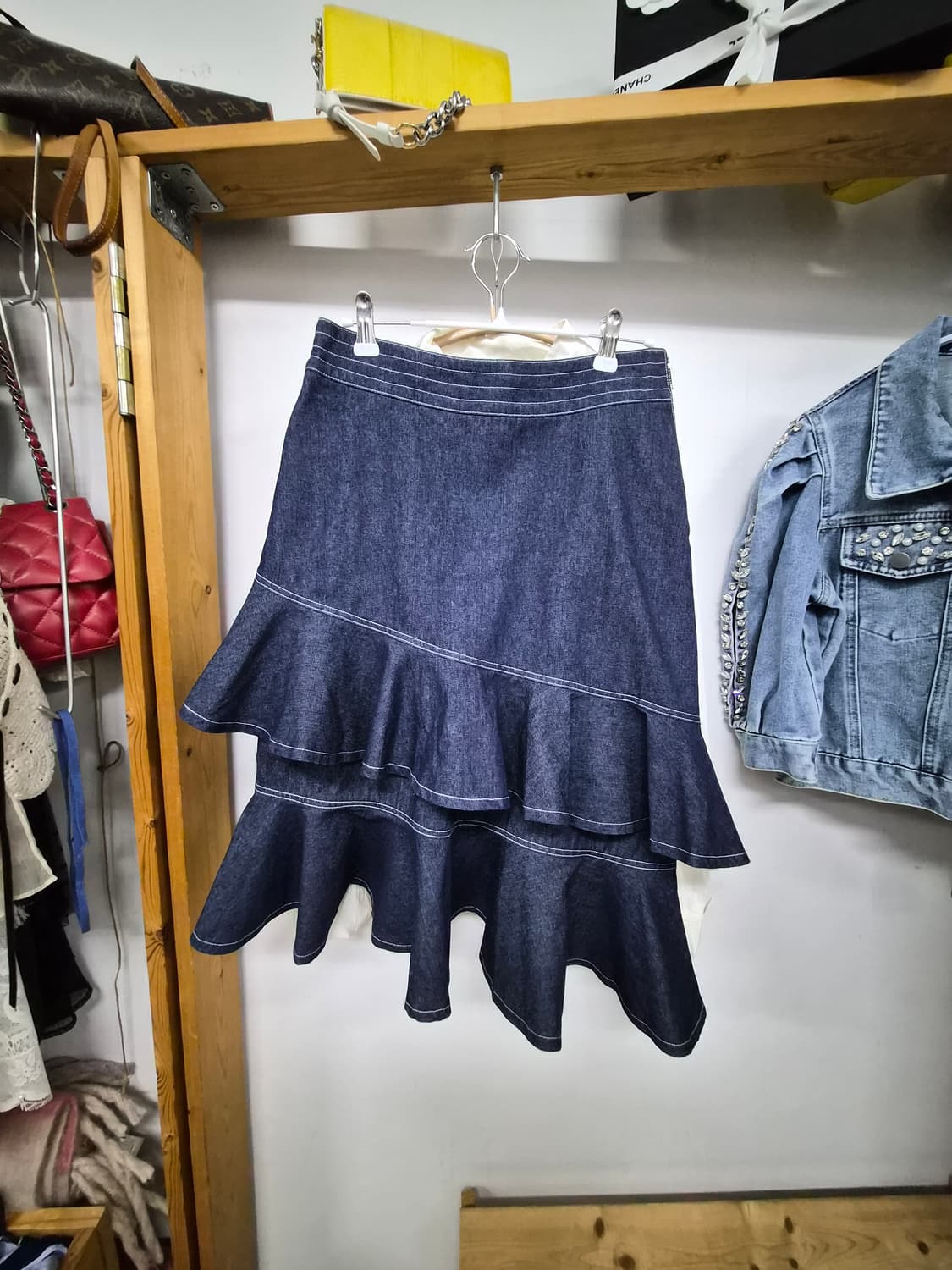 DKNY 셔츠 블라우스. 폴로랄프로렌 데님스커트 상품이미지8