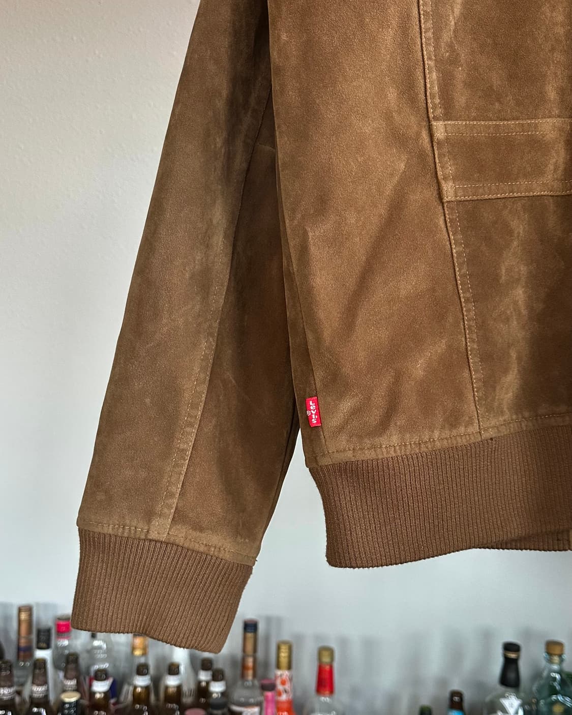 [L]리바이스 Levi's 스웨이드 패디드 봄버 자켓 상품이미지8