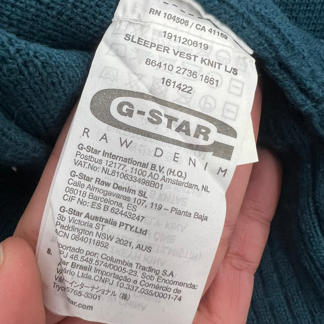 G-Star Raw 레이어드 니트 자켓 상품이미지10