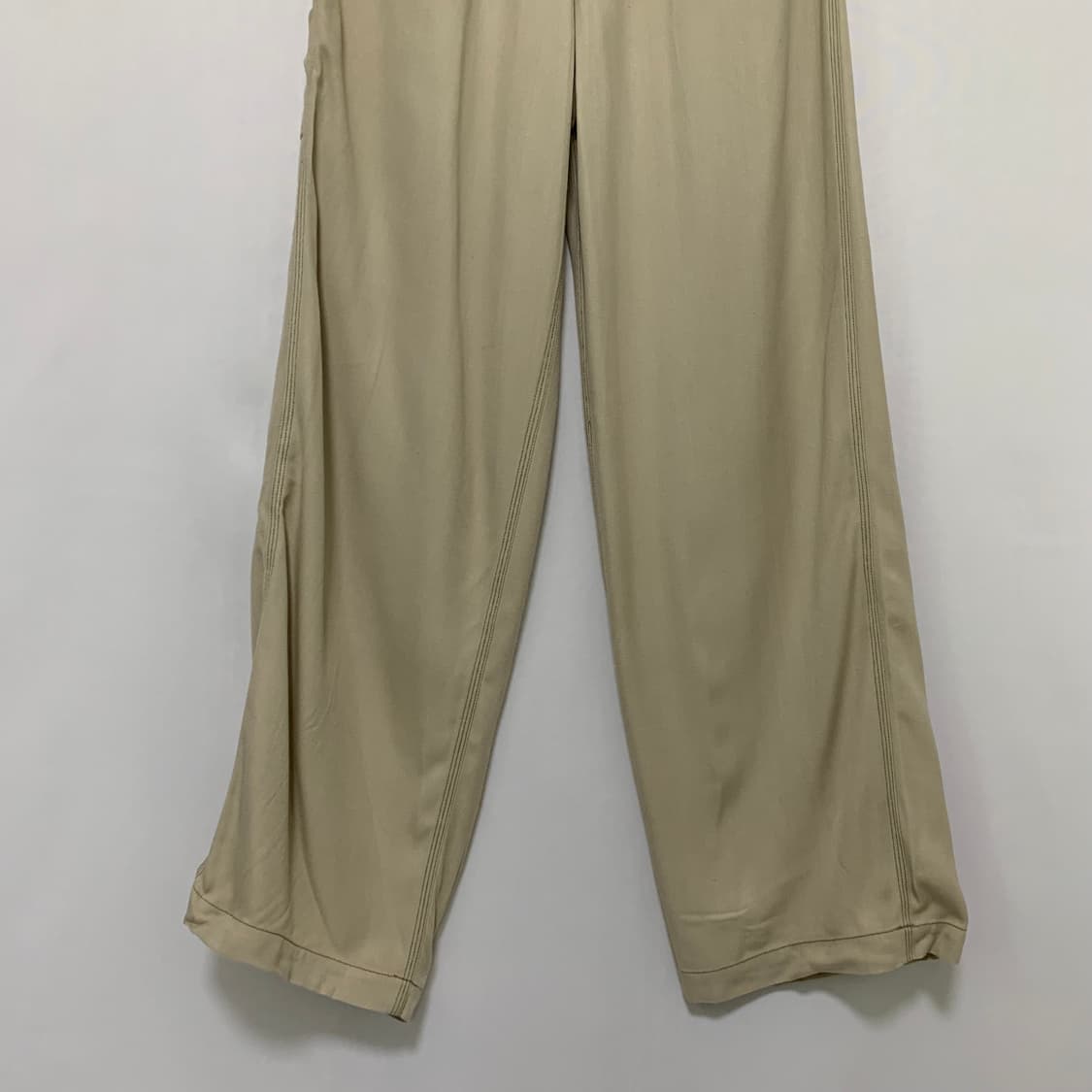 45rpm 데님라인 코튼 와이드 팬츠 베이지 M 27-28인치 상품이미지3