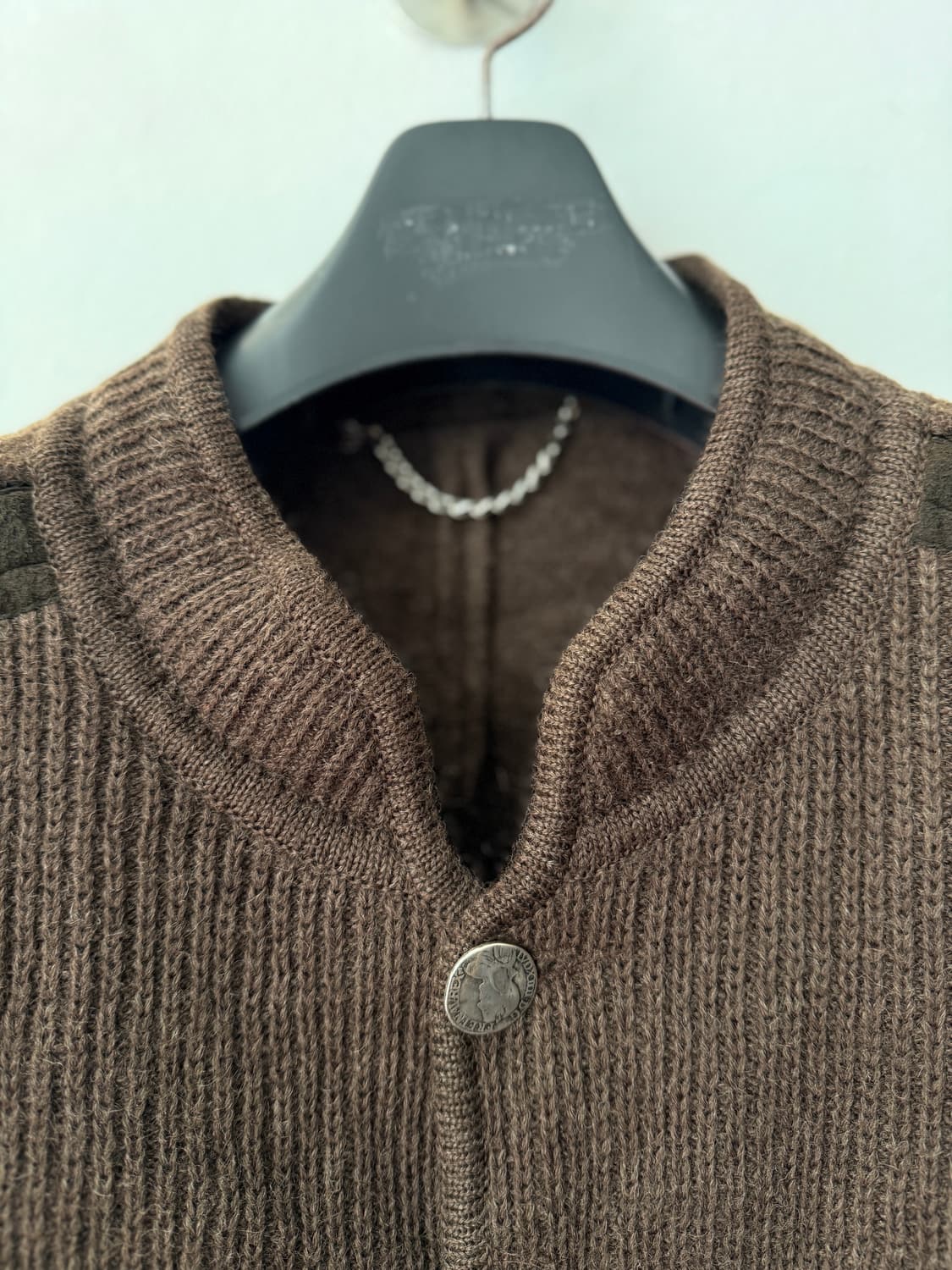 빈티지 울 오스트리아 브라운 트위드 자켓 L 상품이미지2