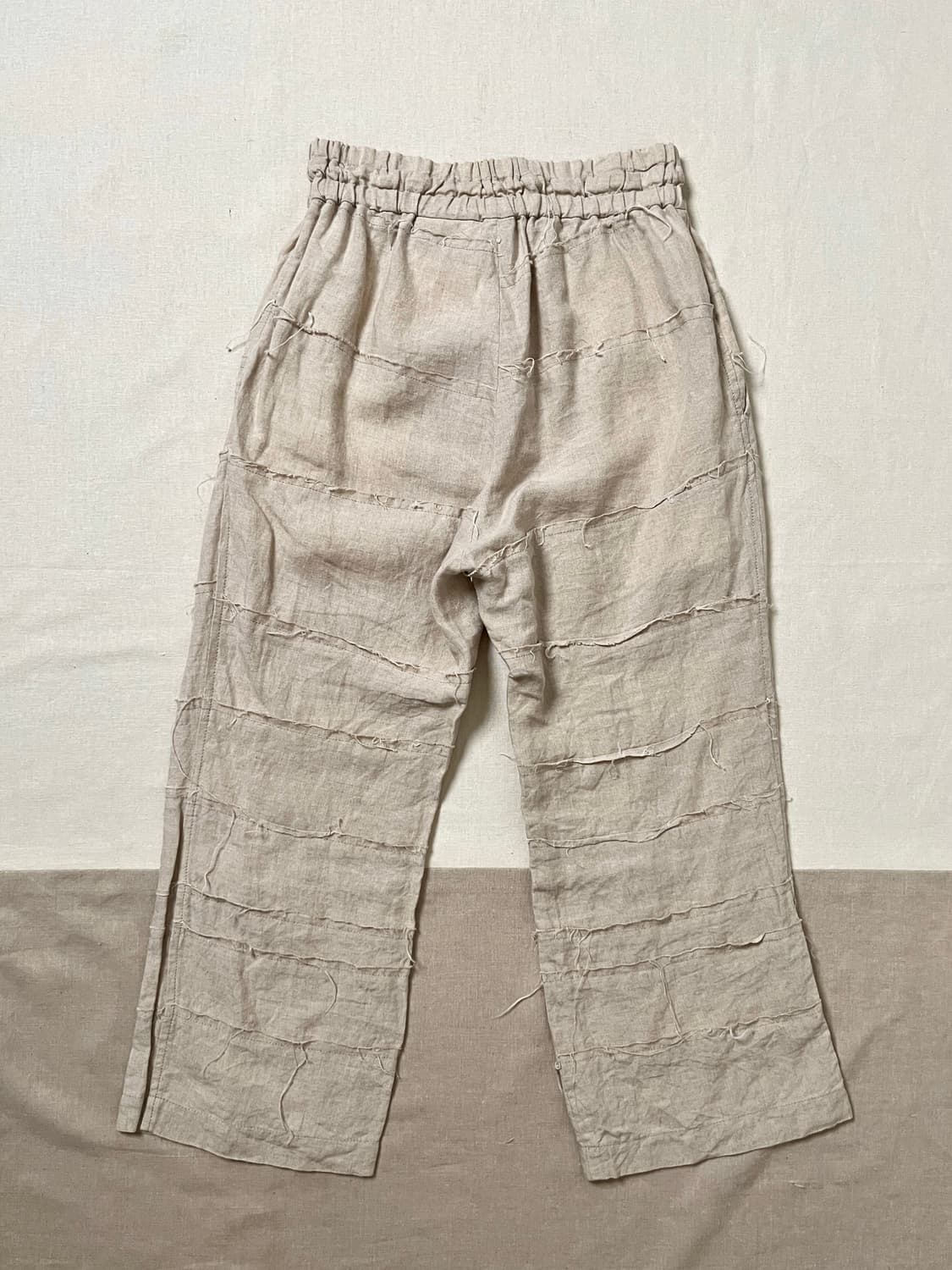 꼼데가르송 린넨 컷오프 이지팬츠 comme des garcons 상품이미지2