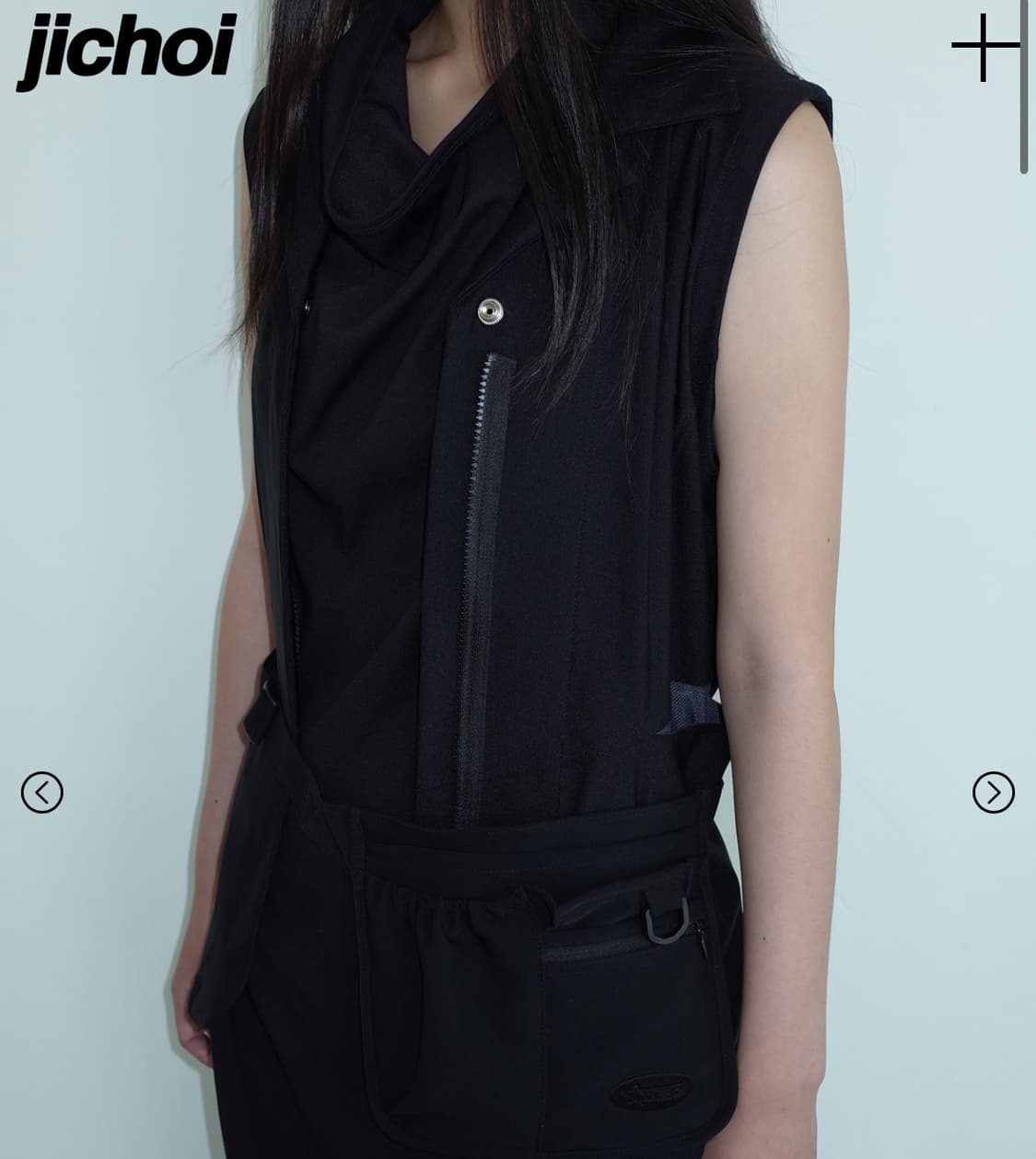 지초이 SS23 SLEEVELESS JACKET 상품이미지2