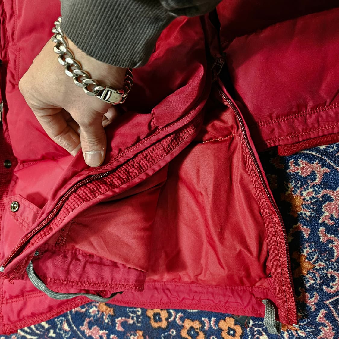 파라점퍼스 롱베어 다운 패딩 파카 M size 상품이미지5