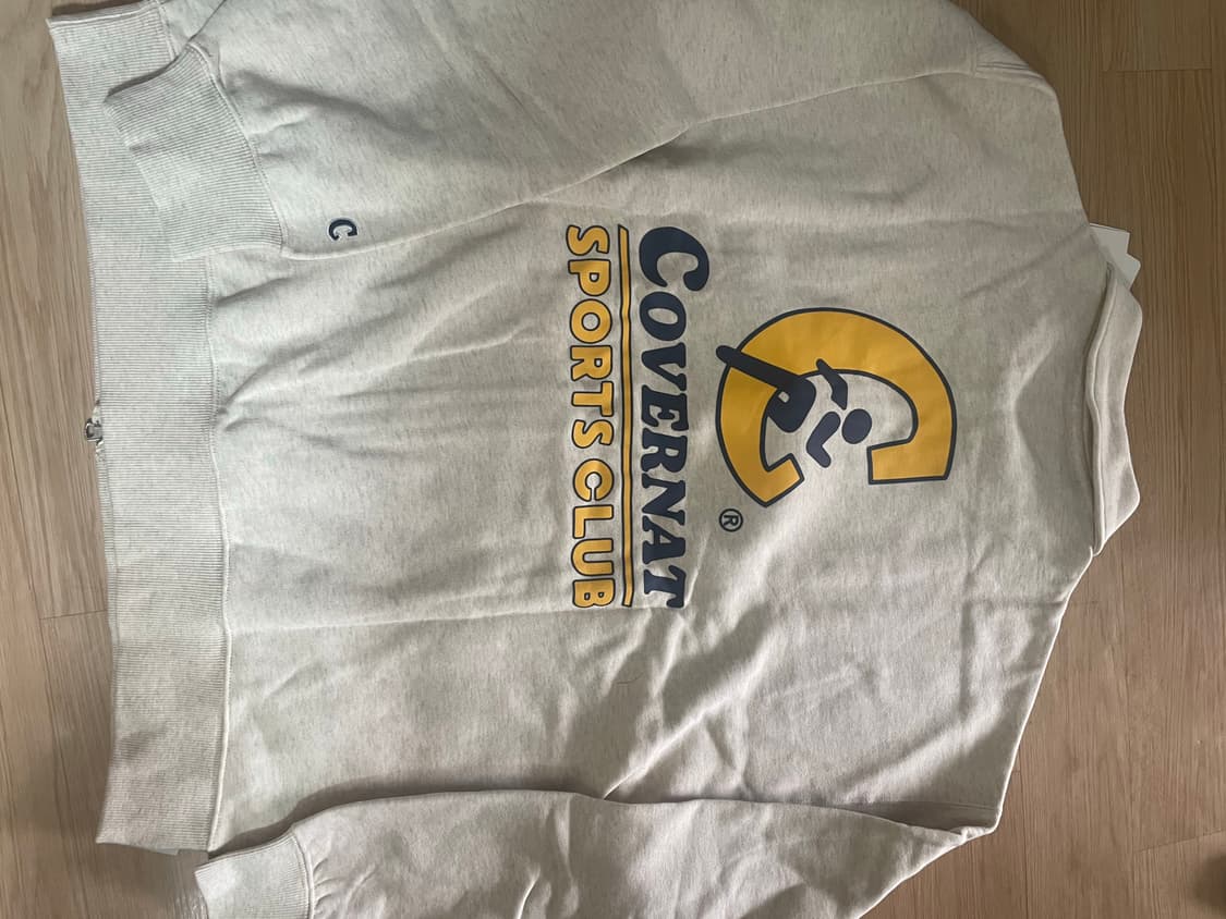 [새상품] 커버낫 아이보리 하프집업 XL사이즈 상품이미지2