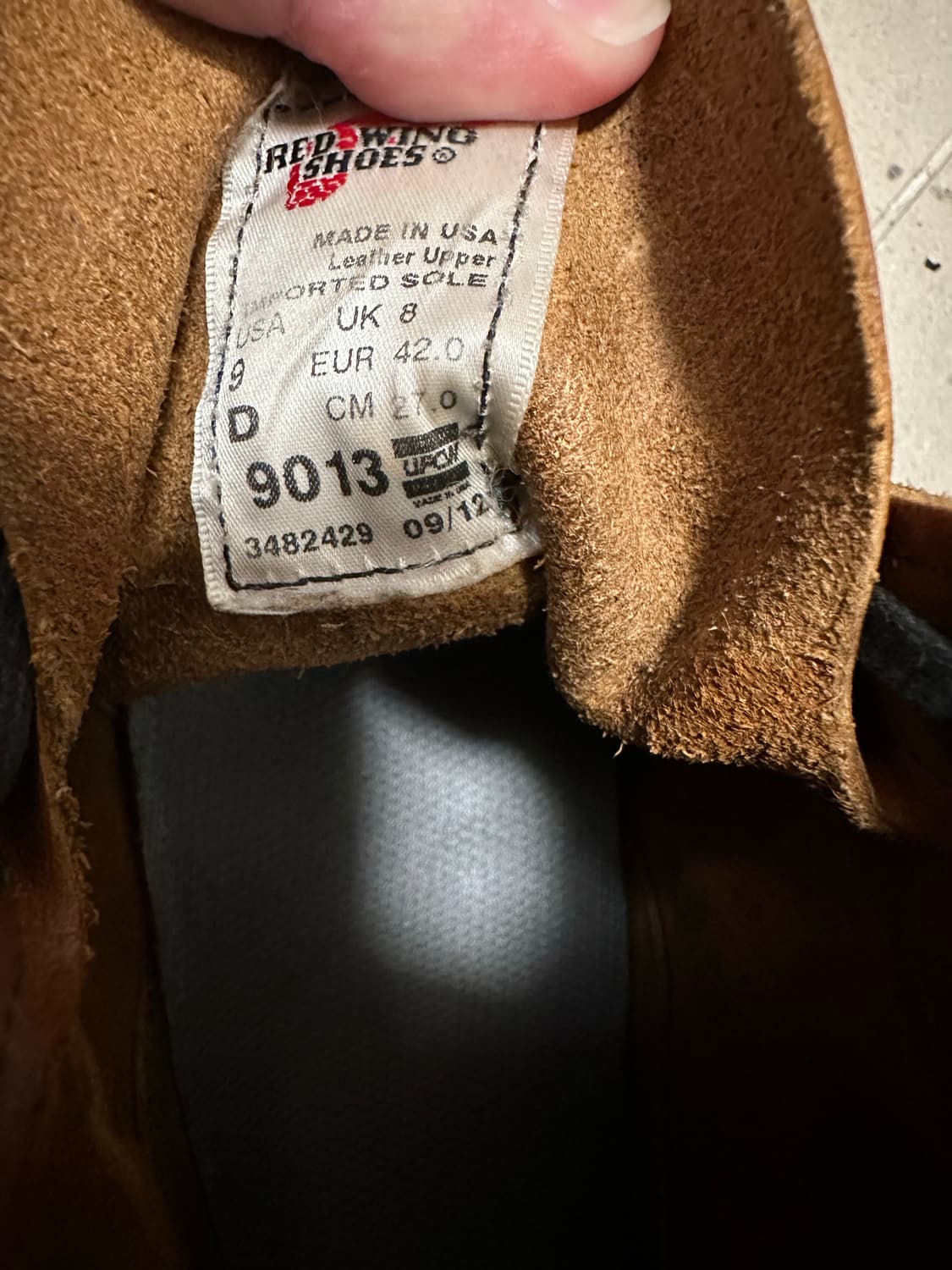 레드윙 벡맨 9013 9d 270사이즈 상품이미지4