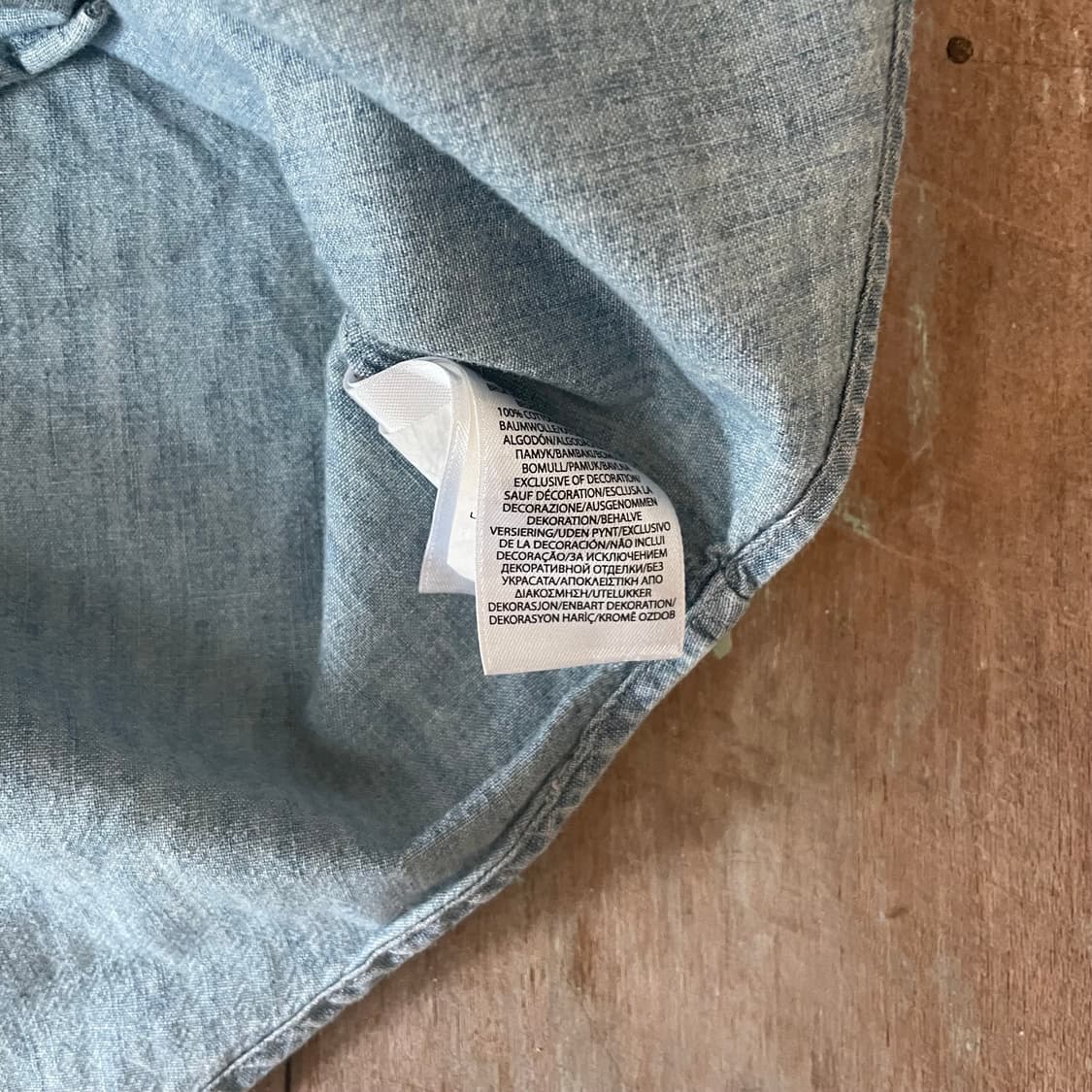 폴로 랄프로렌 슬림핏 데님 셔츠 상품이미지5