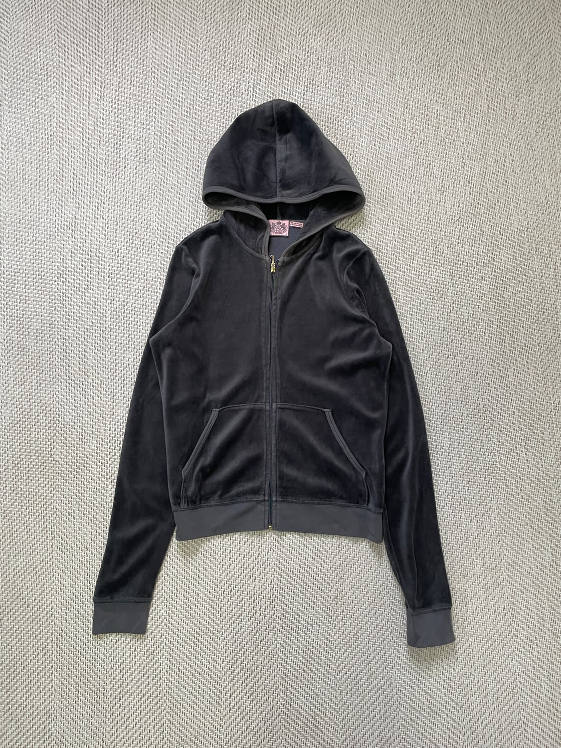 빈티지 juicy couture 쥬시 꾸뛰르 벨루어 후드 집업 상품이미지5