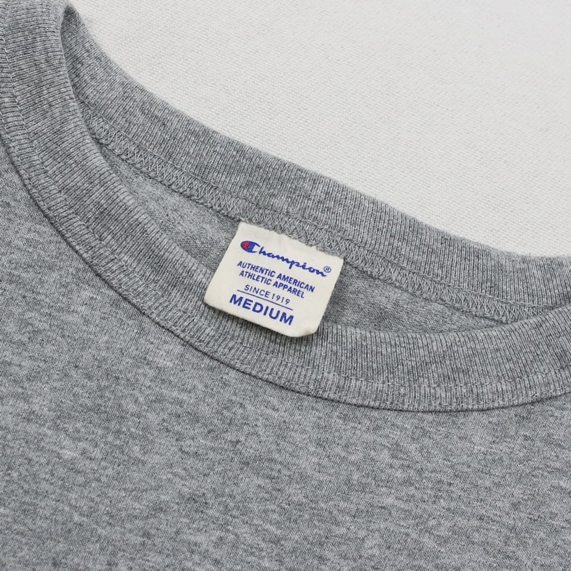 (착용컷) Champion 롱 슬리브 (남성용 100) 상품이미지5