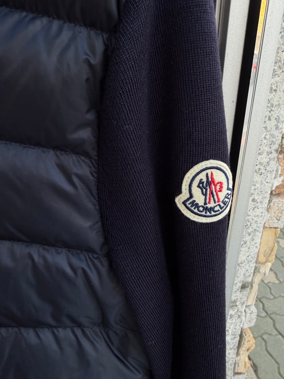 L/ 몽클레어 웨스트 스트링 와펜 니트패딩 자켓 상품이미지6