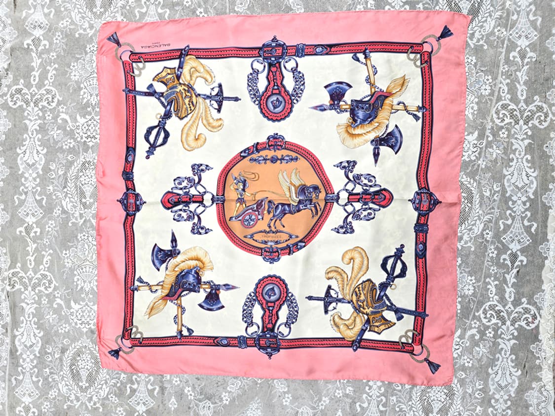 발렌시아가 실크 스카프 (made in italy) 상품이미지1