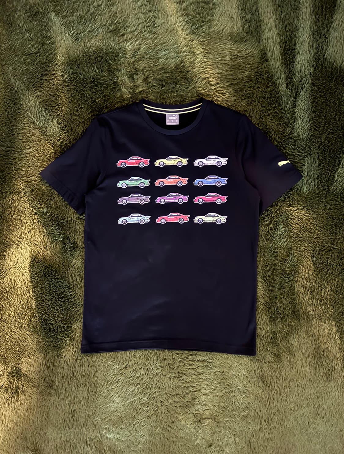 [M] 푸마 X 포르쉐 레거시 아카이브 프린트 티셔츠 블랙 상품이미지1