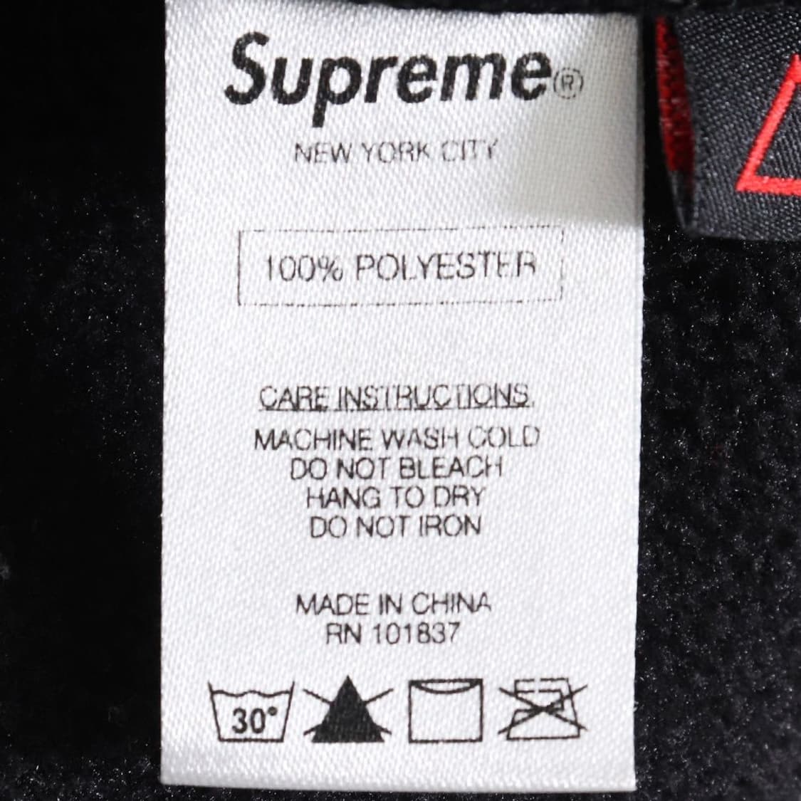 [정품] 슈프림 아치 로고  레더 바시티 자켓 블랙 M 상품이미지4