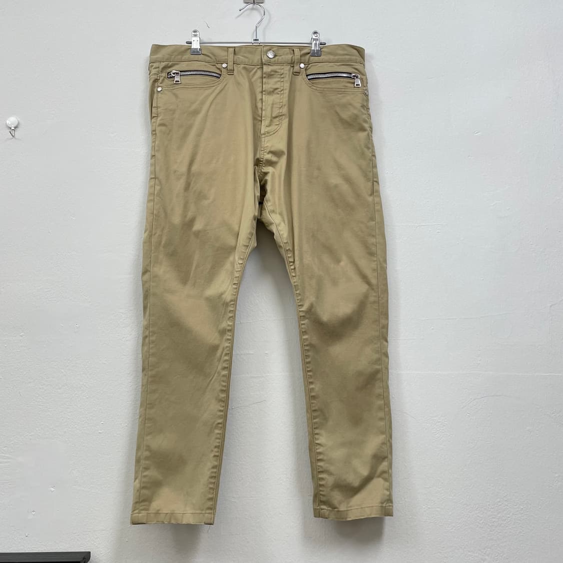 발망 Balmain 베이지 슬림핏 배기팬츠 32 상품이미지8
