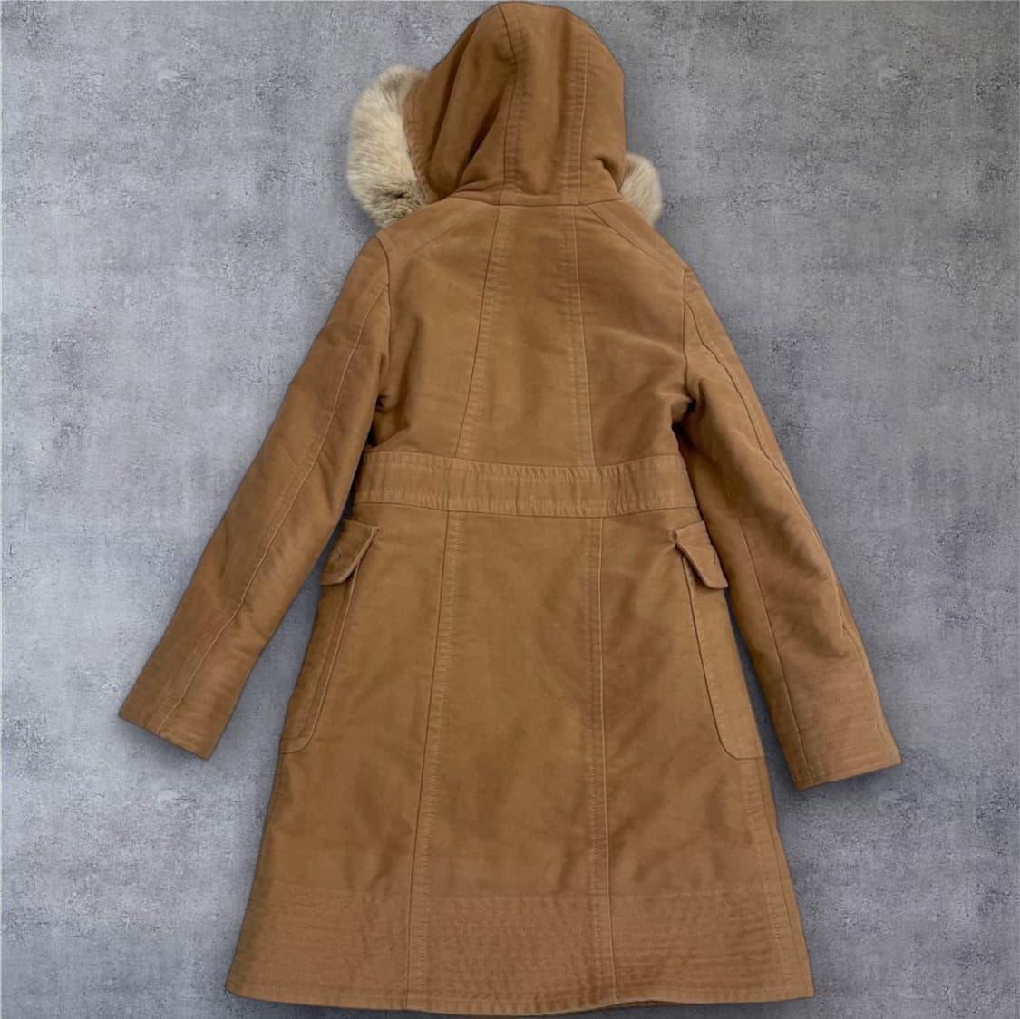 마크바이마크제이콥스  카멜 리얼퍼 후드 코트 자켓 XS 상품이미지7