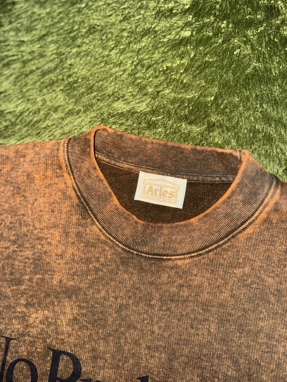 [M] ARIES 애리즈 No problemo 애시드 워싱 스웻셔츠 상품이미지3