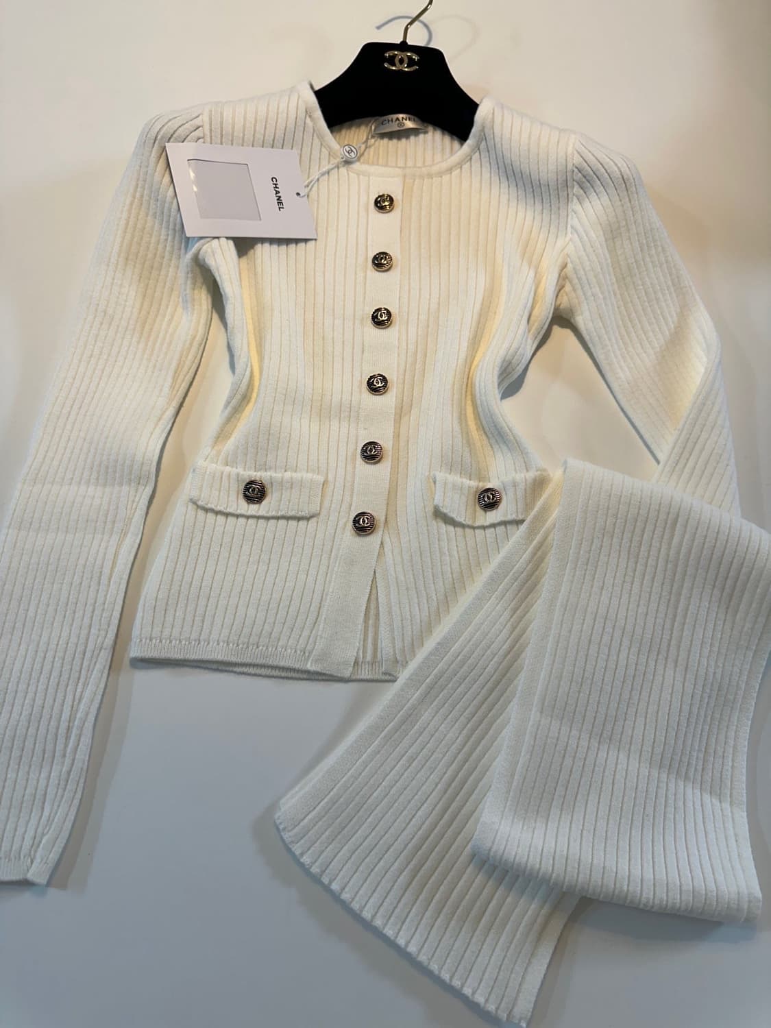 (새상품)샤넬티 머플러세트 상품이미지8