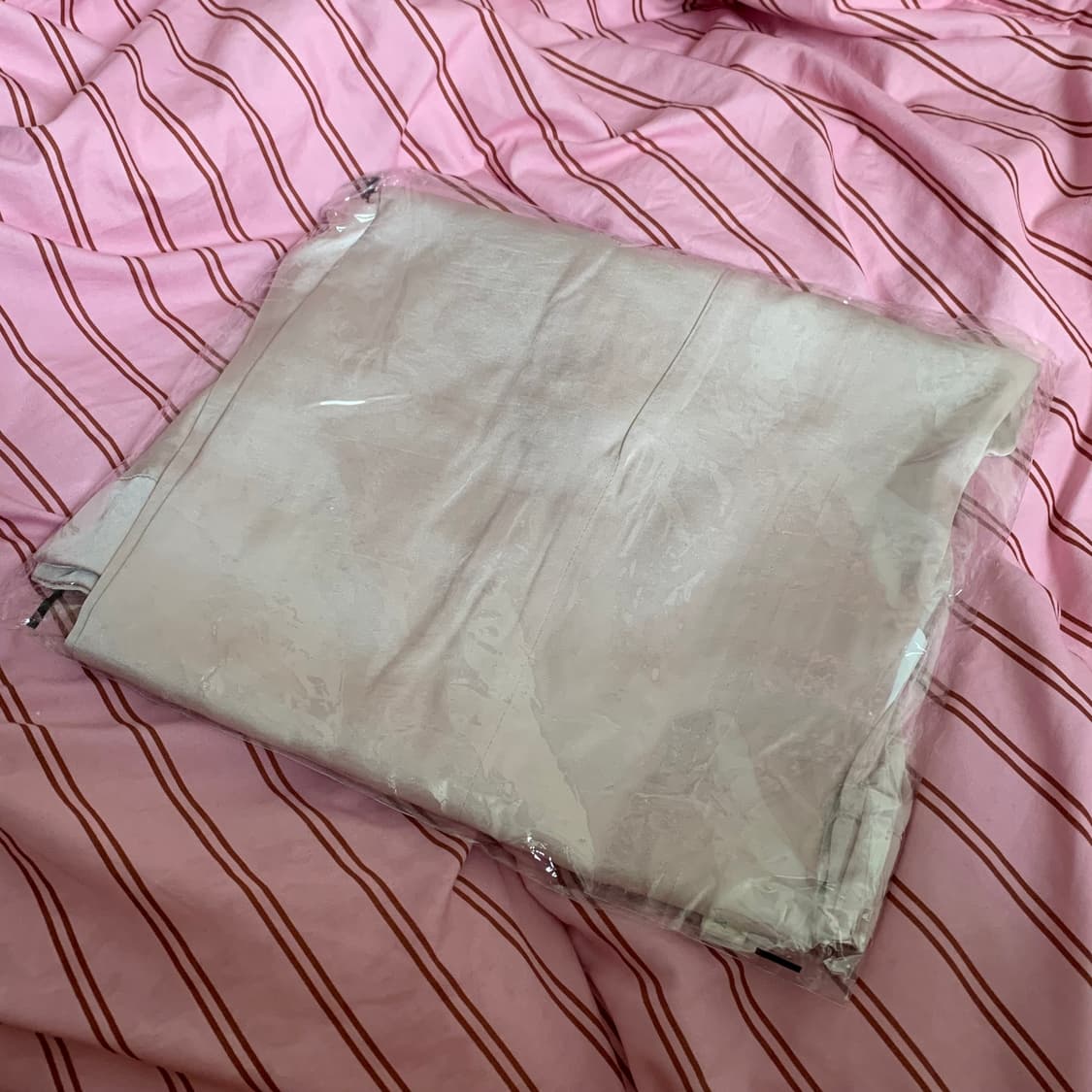 새상품 ) 임블리 은은한핑크빛 새틴슬랙스 상품이미지5