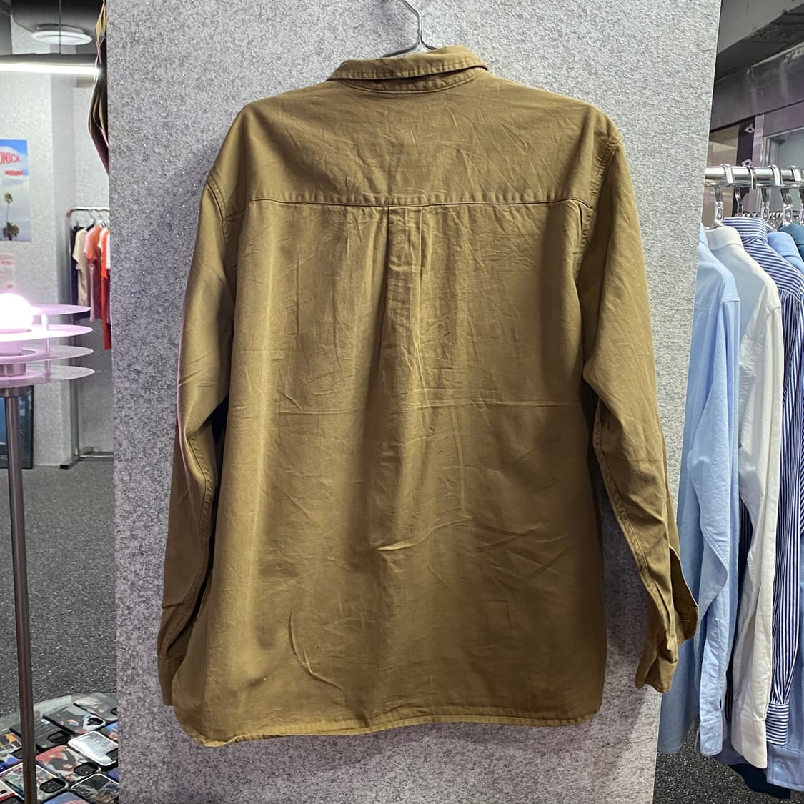 폴로 랄프로렌 브라운 클래식핏 셔츠 B3085 상품이미지4