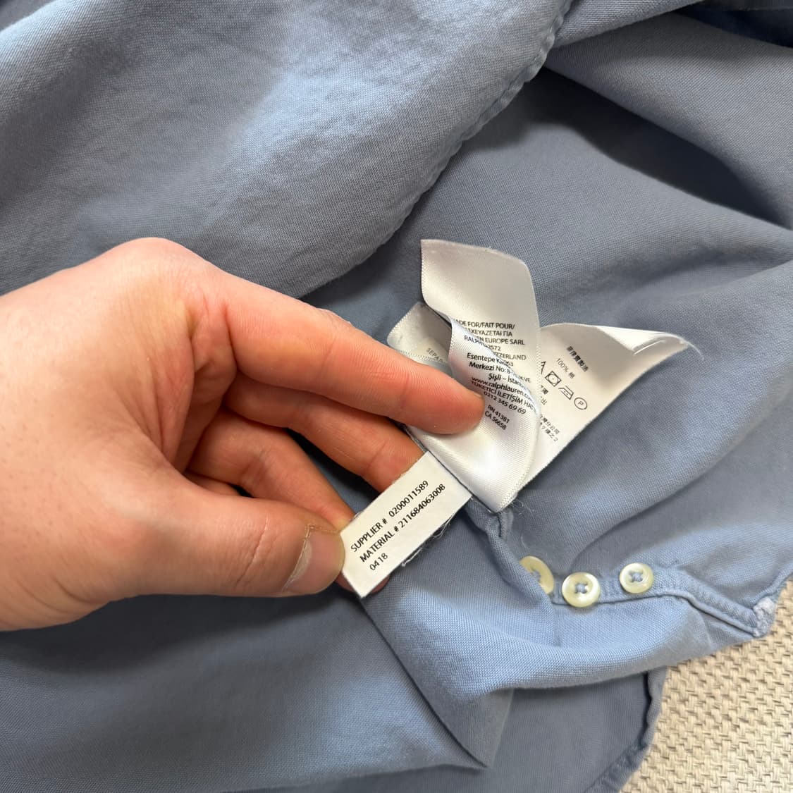 폴로 랄프로렌 코튼 셔츠 상품이미지4