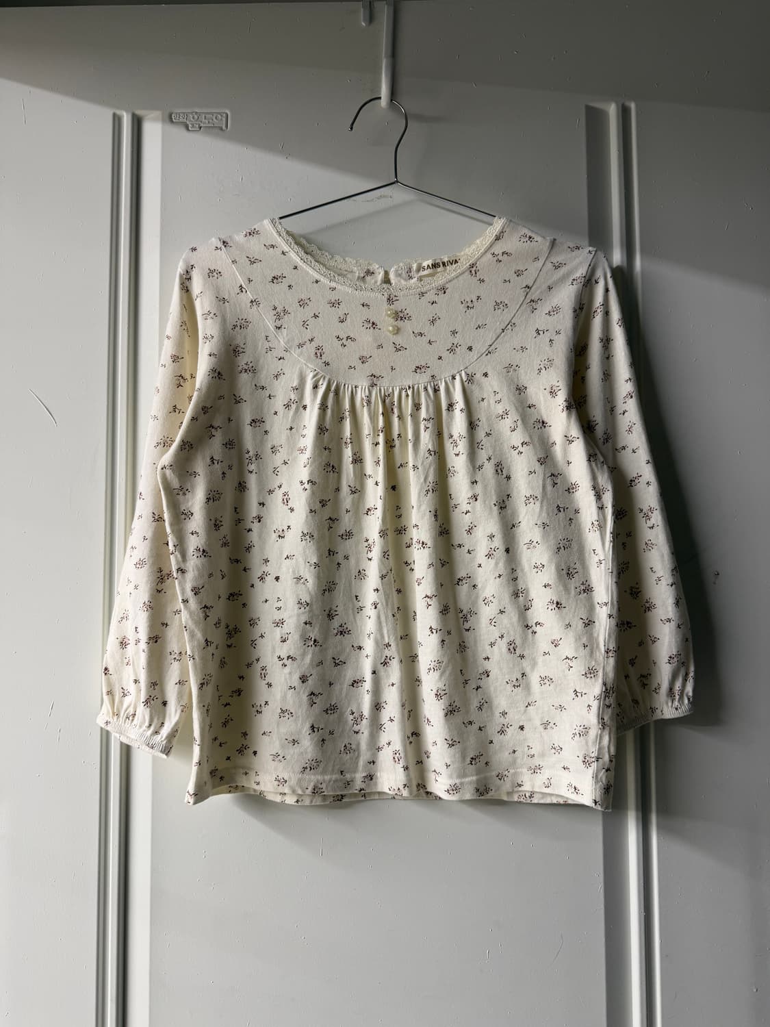 일본빈티지 플라워 잔꽃 롱슬리브 상품이미지4