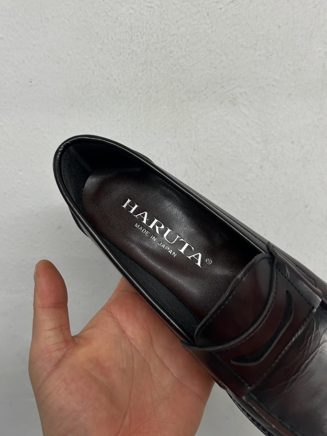 하루타 브라운 로퍼 힐 슈즈 245 상품이미지3