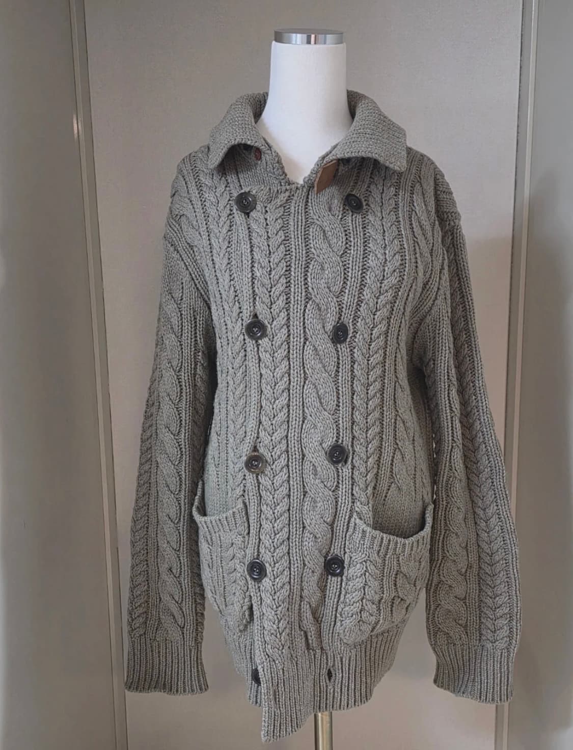 C.p. Company 모리 꽈배기 니트 가디건 상품이미지4