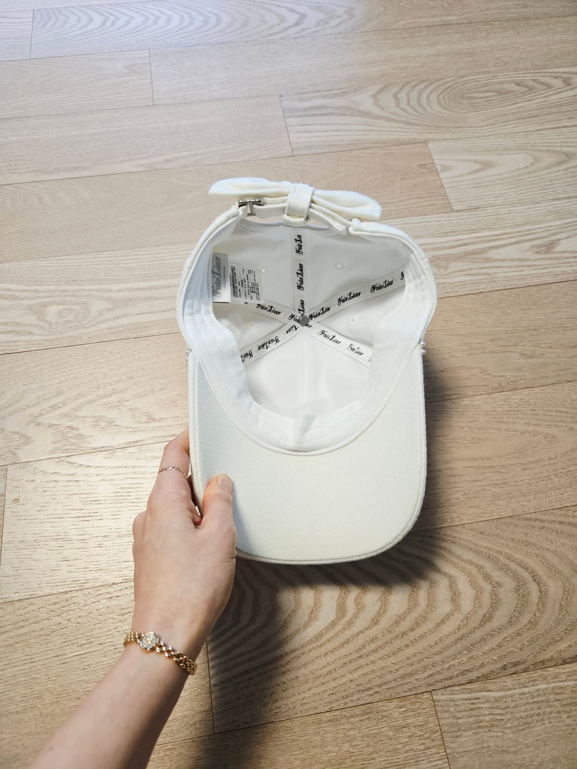 페어라이어 리본 골프 모자 상품이미지4