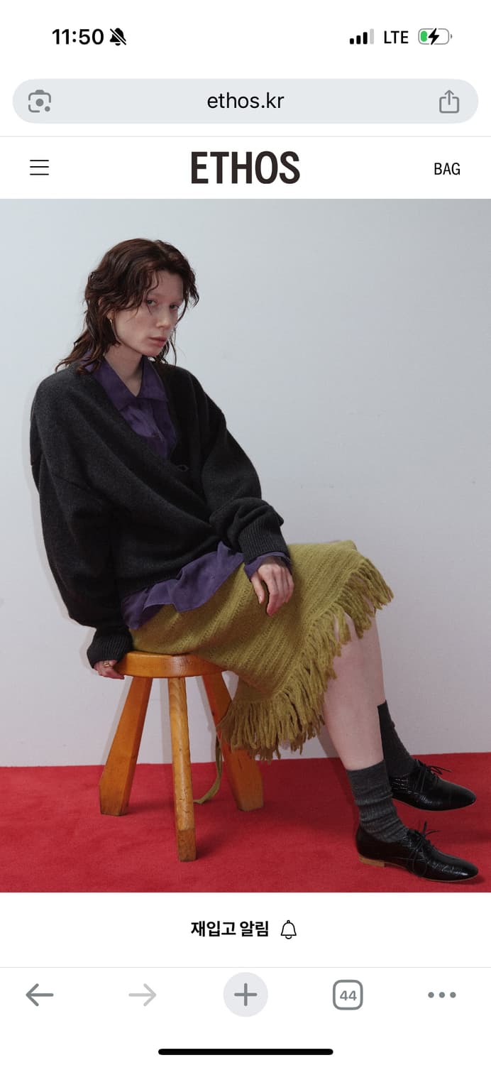 에토스 큐프라 플레어 셔츠 블랙 상품이미지3