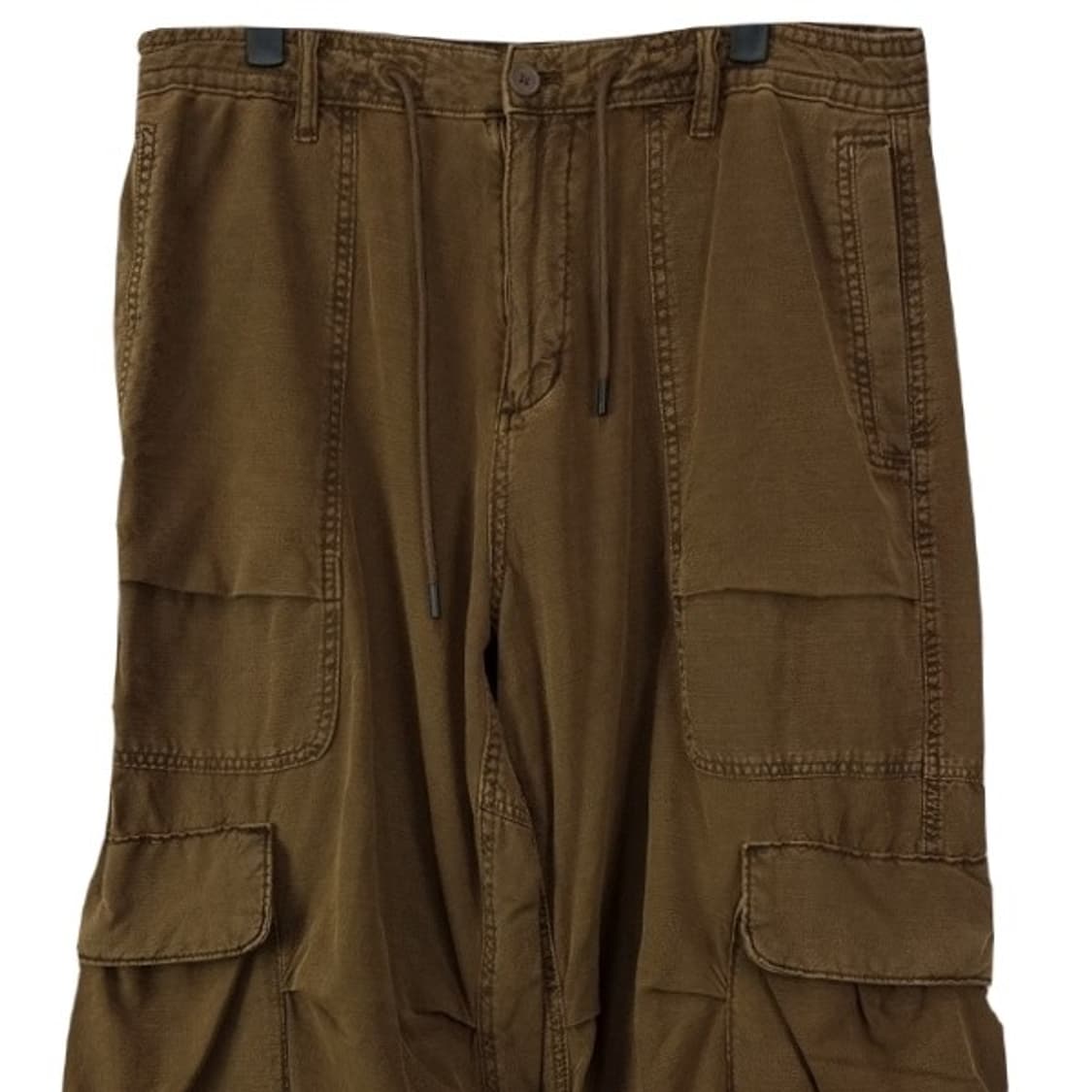 [자라] 빈티지 가공 와이드 카고 팬츠 카키 M19635 상품이미지4