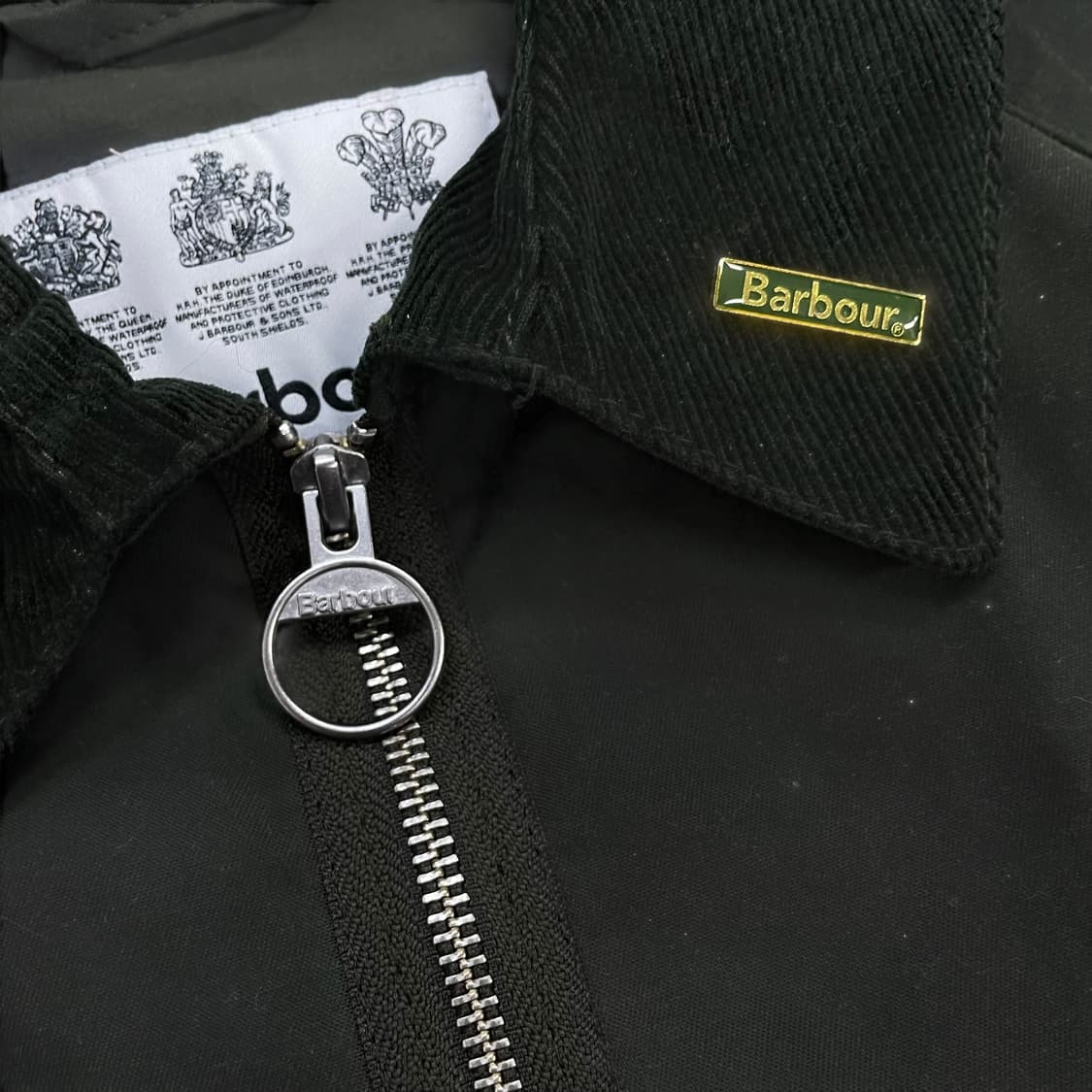 바버 Barbour 비콘 먼로 왁스 블루종 자켓 카키 상품이미지4