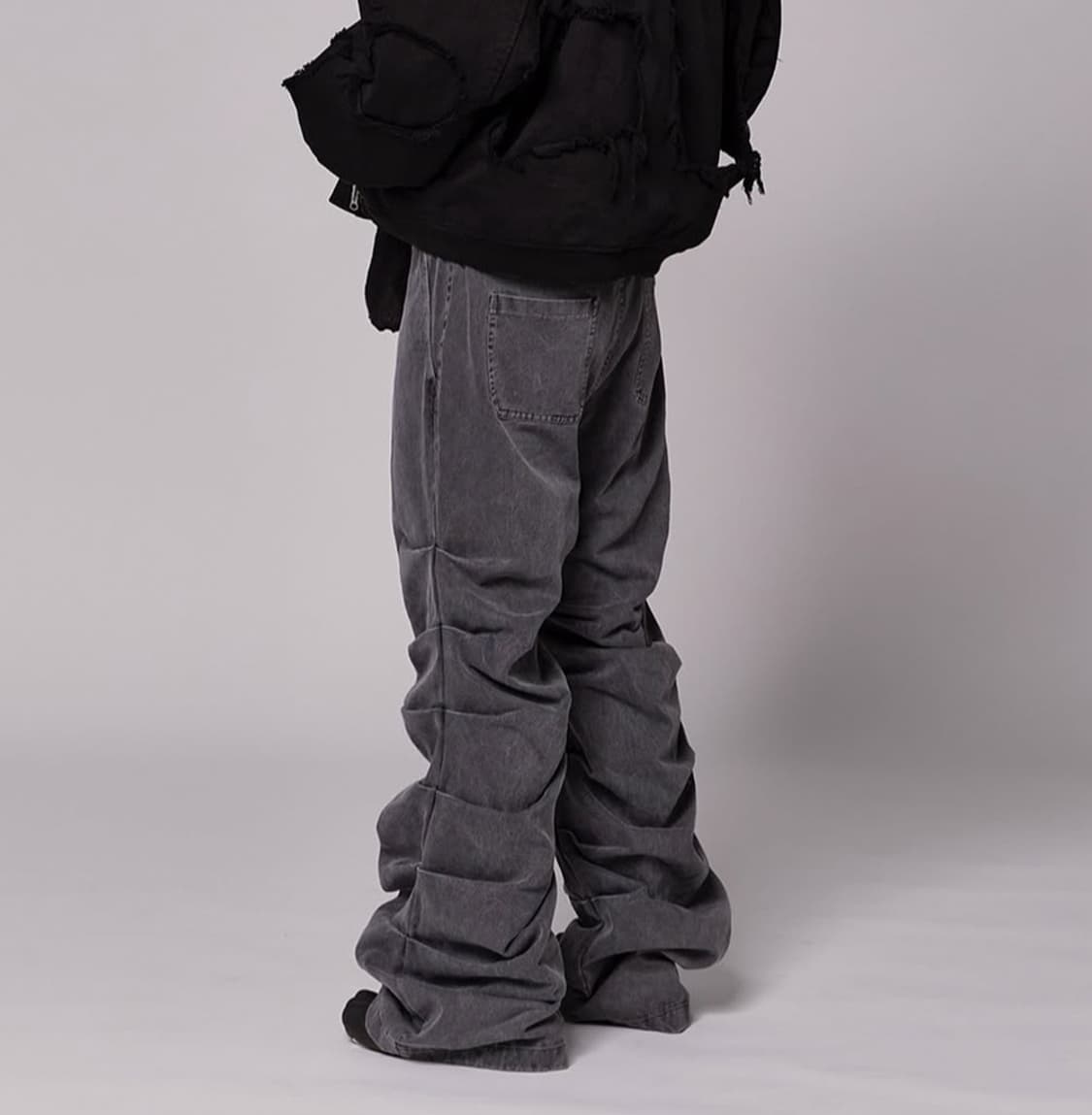 [2] 에이옵 aop mountain 플레어 팬츠 차콜 상품이미지4