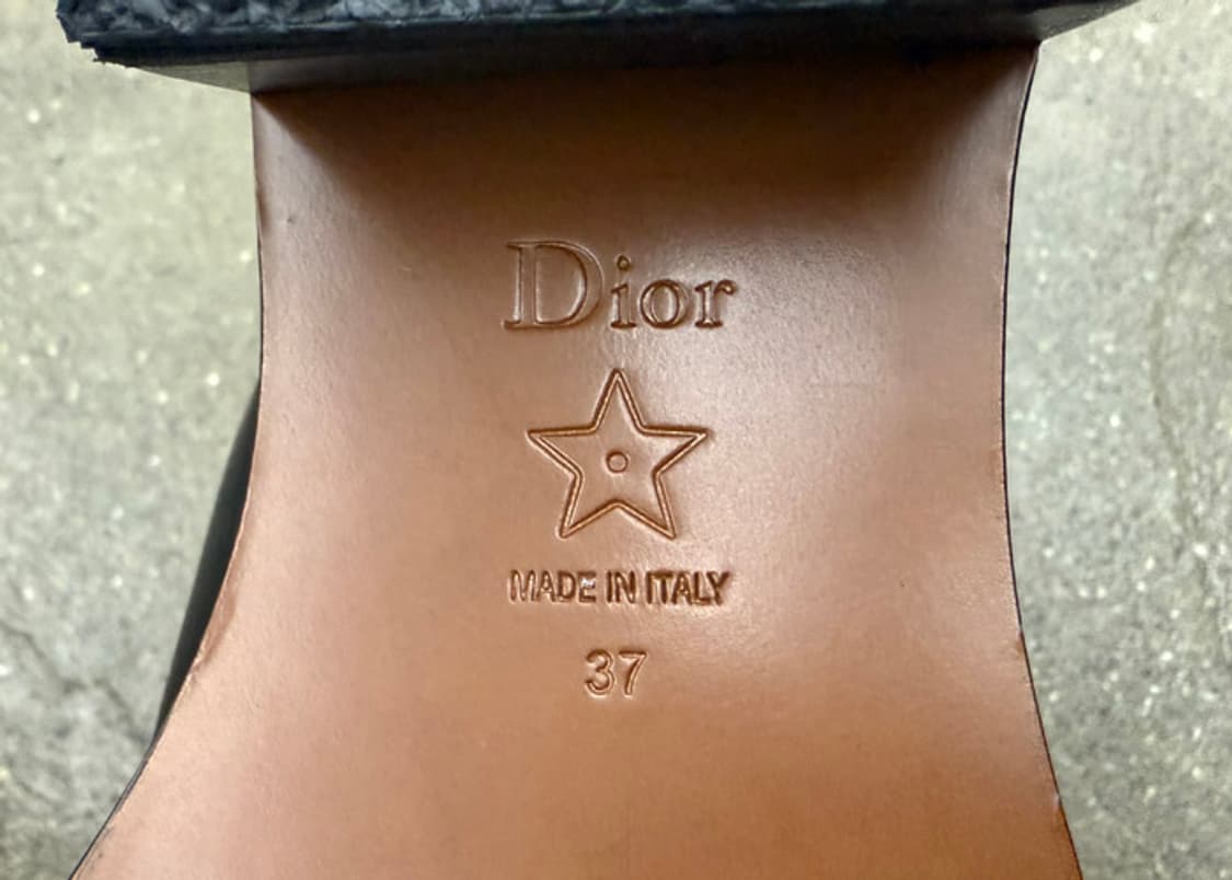 크리스찬 디올 레더 바이커 부츠 상품이미지10