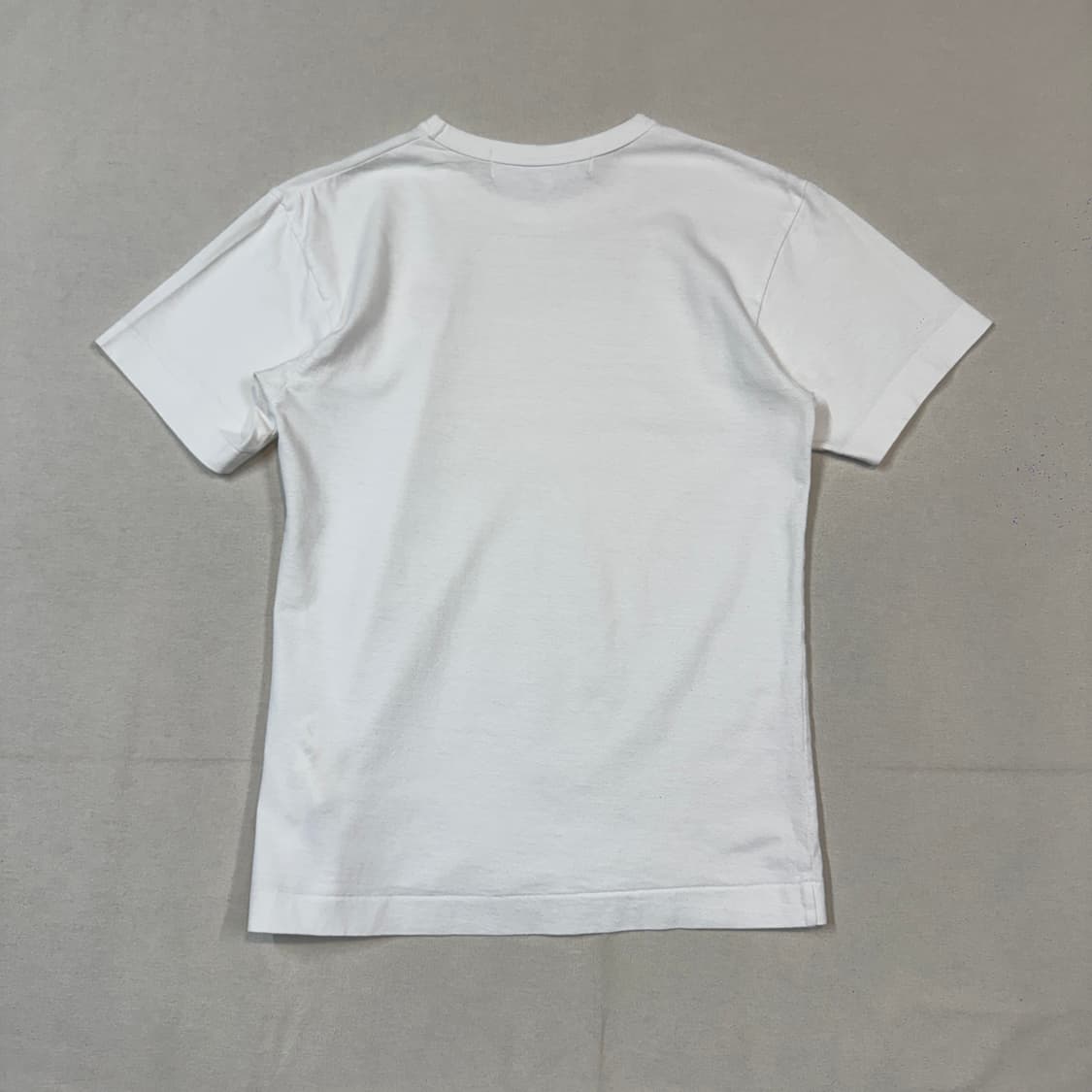 S) 꼼데가르송 플레이 흰색 하트 와펜 반팔 티셔츠 정품 상품이미지5