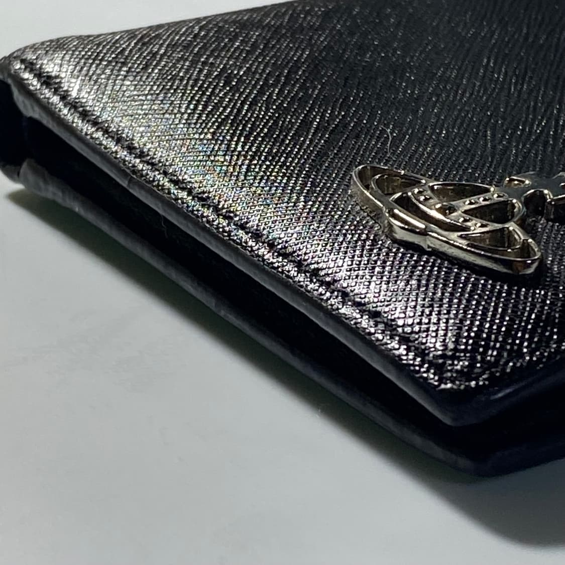 [정품] 비비안웨스트우드 ORB 플레이트 사피아노 레더 반지갑 상품이미지8