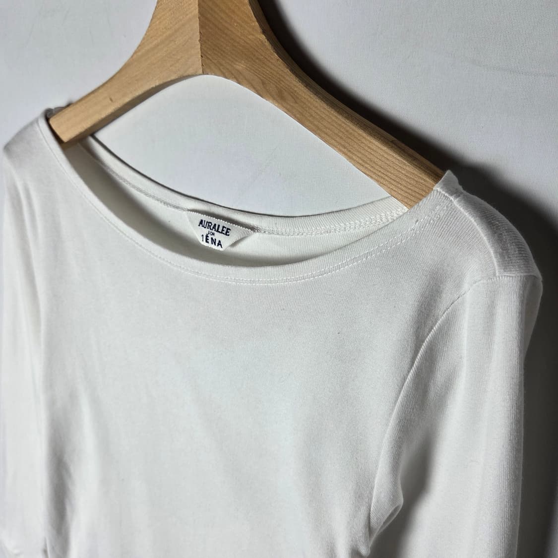 [Auralee] 오라리 x 예나 21SS 보트넥 티셔츠 상품이미지3