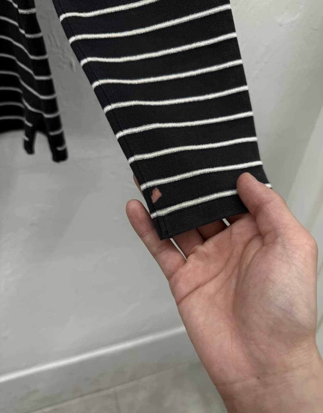 courreges 스트라이프 하프집업 롱슬리브 상품이미지5