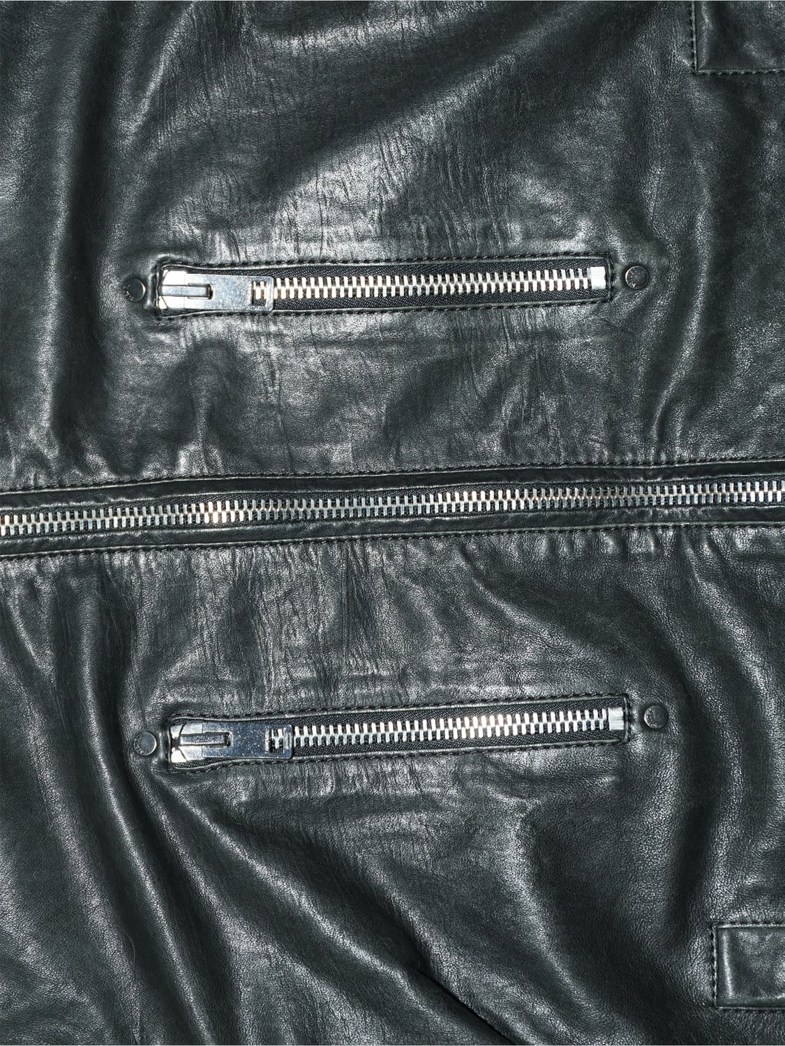 [정품]디젤 레더 믹스 블랙 자켓 00SJ6Y-0NAIS-900 L 상품이미지4