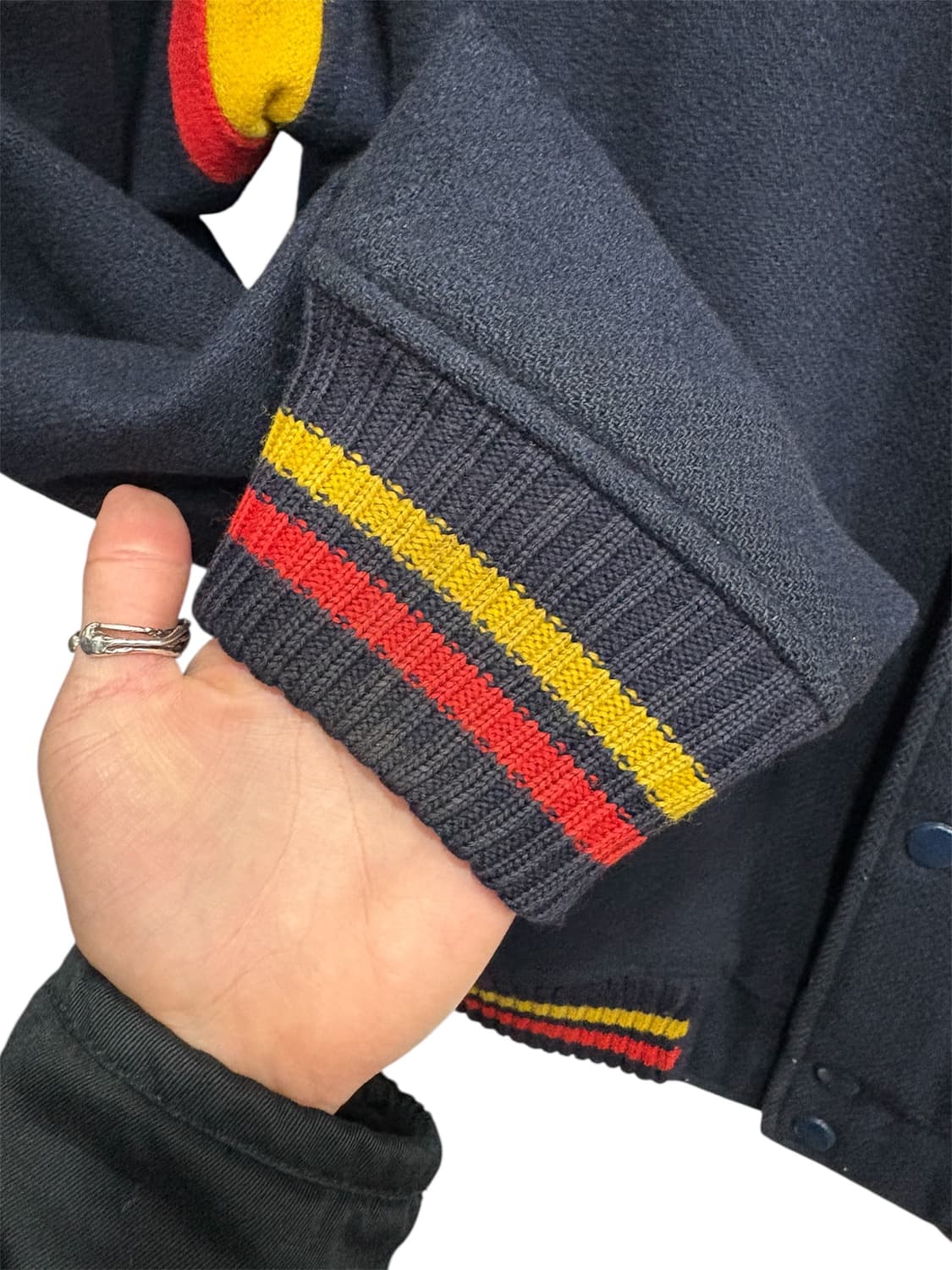 Japanese Vintage 울 혼방 바시티 자켓 상품이미지2