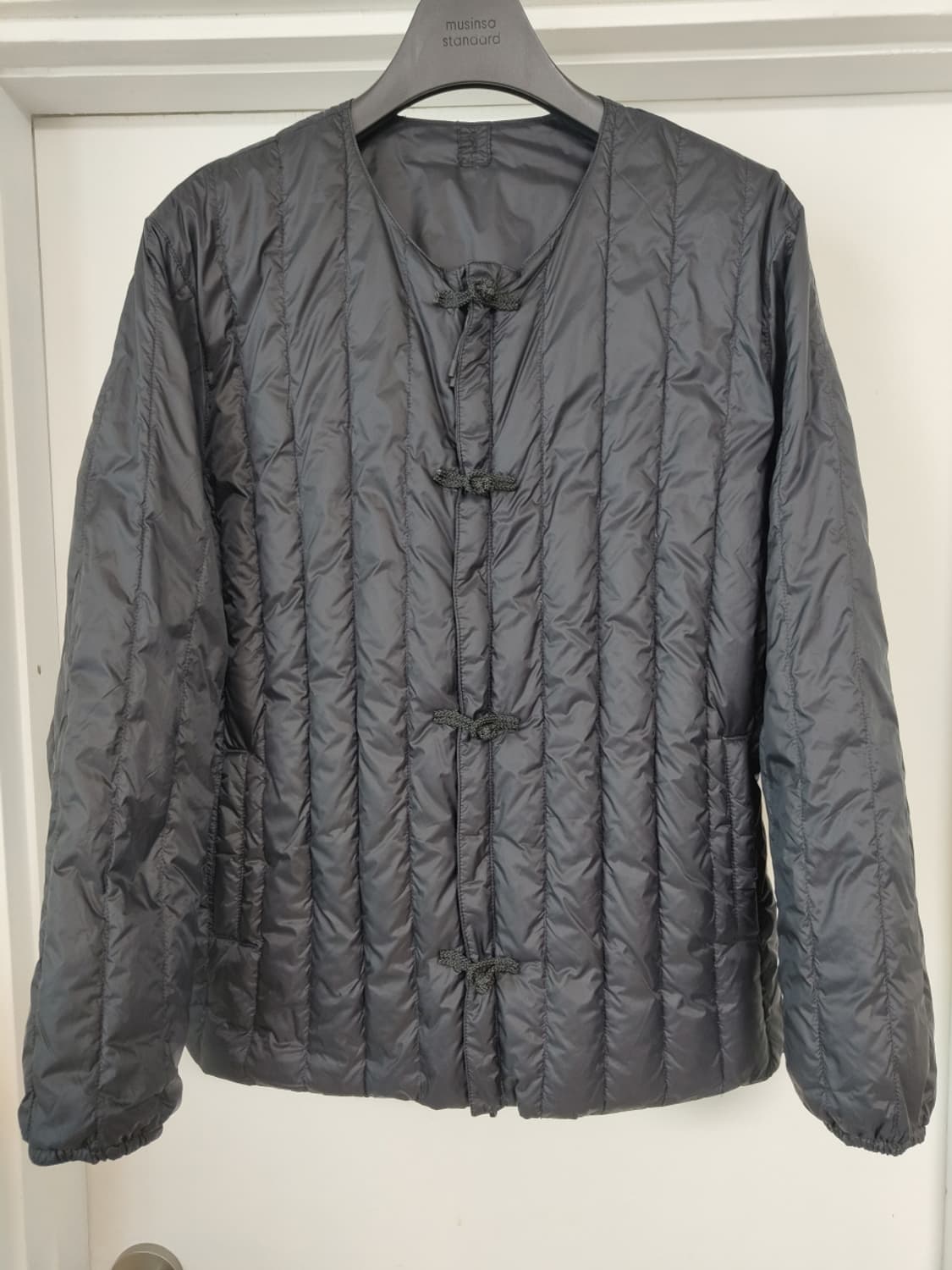 타이온 리버서블 라이트 다운 자켓 블랙 XL 상품이미지3