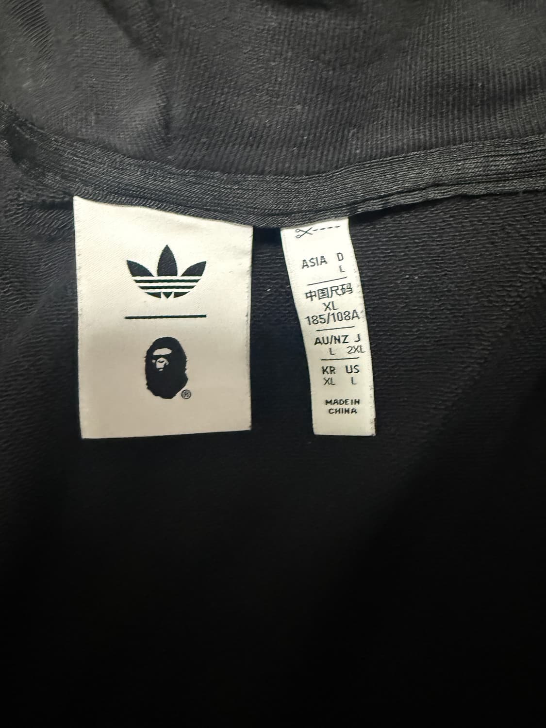 베이프 x 아디다스 샤크 후드 KR XL(US L) 상품이미지2