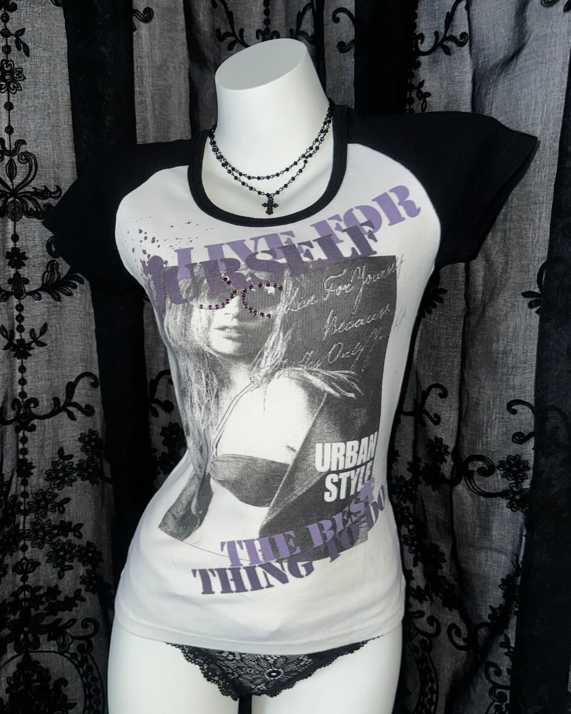 urban graphic raglan t-shirt 상품이미지2