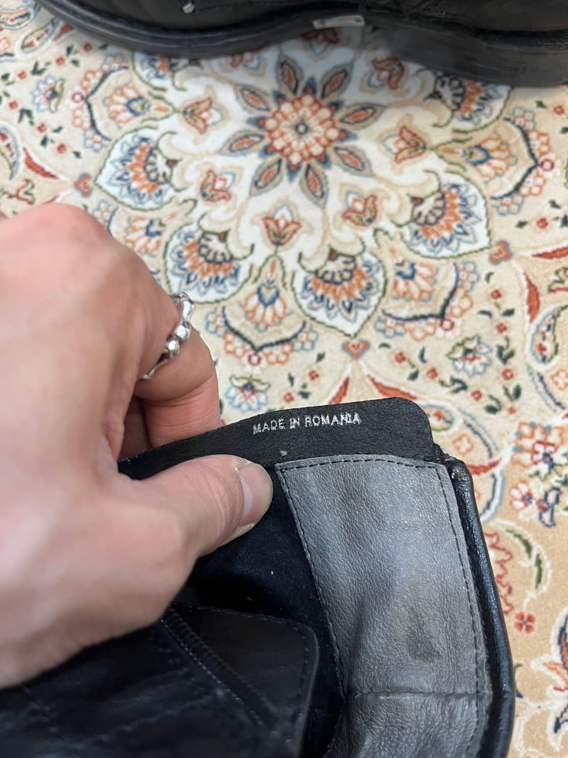 크리오 레이스업 레더 부츠 신발 상품이미지8